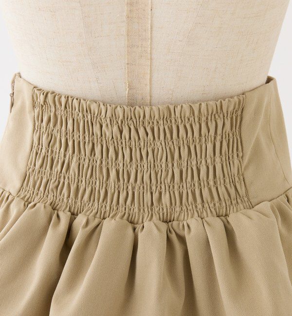  「チャームベルト付きティアードミニスカパン」|スカート|