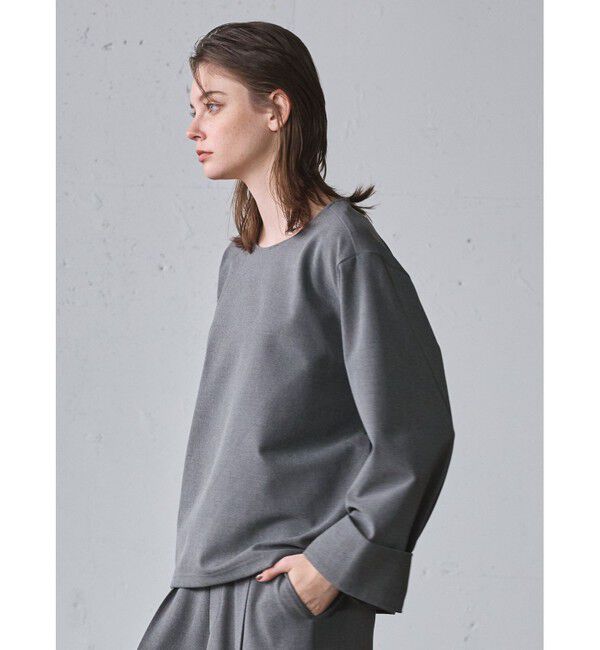 MIDIUMISOLID「MIDIUMISOLID for Ladies ラウンドネックプルオーバー」|Tシャツ・カットソー|