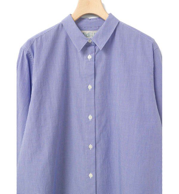 MidiUmi「MidiUmi パターンワイドロングシャツ」|シャツ・ブラウス|