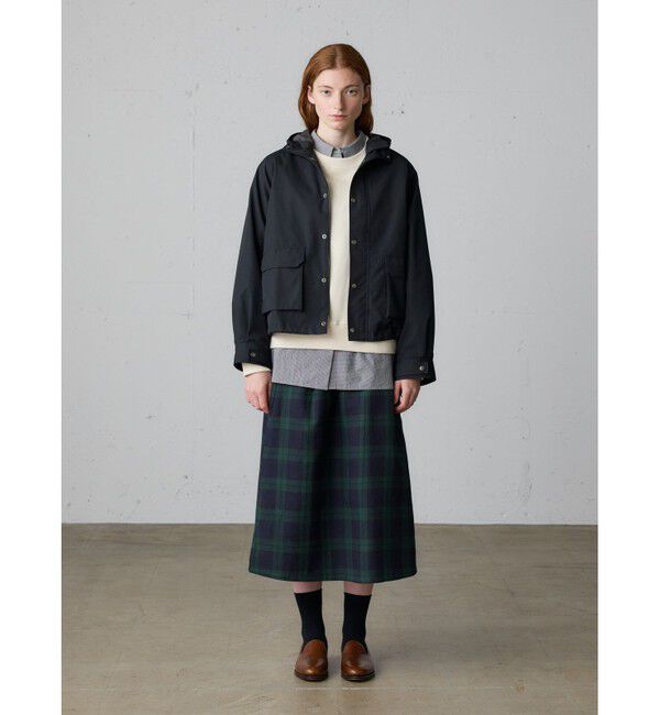 MidiUmi「MidiUmi パターンワイドロングシャツ」|シャツ・ブラウス|