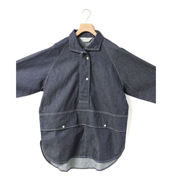 MidiUmi「MidiUmi デニムカバーオール」|シャツ・ブラウス|