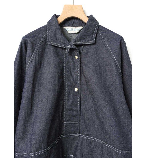 MidiUmi「MidiUmi デニムカバーオール」|シャツ・ブラウス|