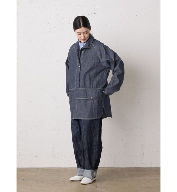 MidiUmi「MidiUmi デニムカバーオール」|シャツ・ブラウス|