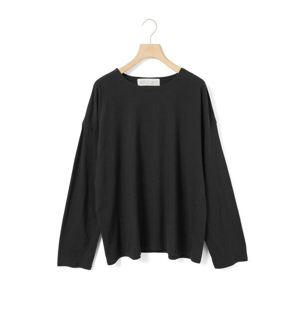 MidiUmi「MidiUmi シアーワイドプルオーバー」|Tシャツ・カットソー|ブラック