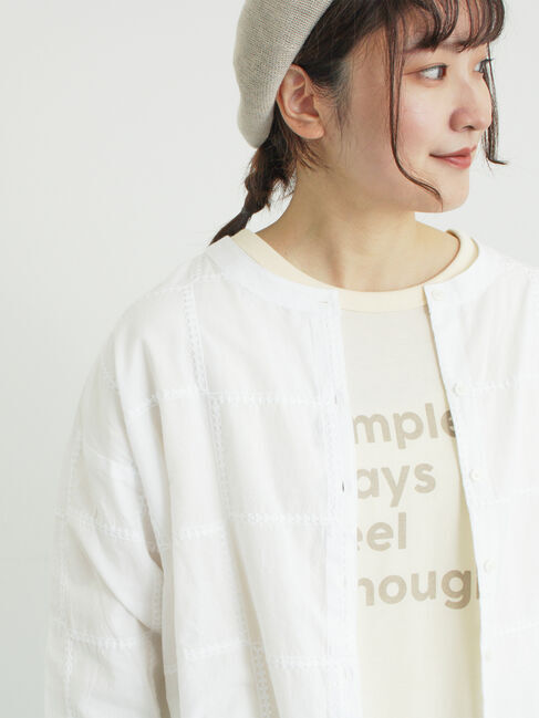 Samansa Mos2「柄アソートロゴロンT」|Tシャツ・カットソー|