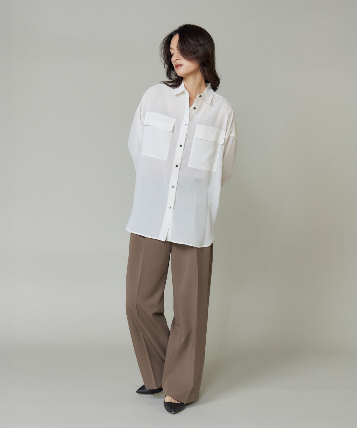 DAY by DAY it&rsquo;s international「オーバーサイズシアーシャツ」|シャツ・ブラウス|