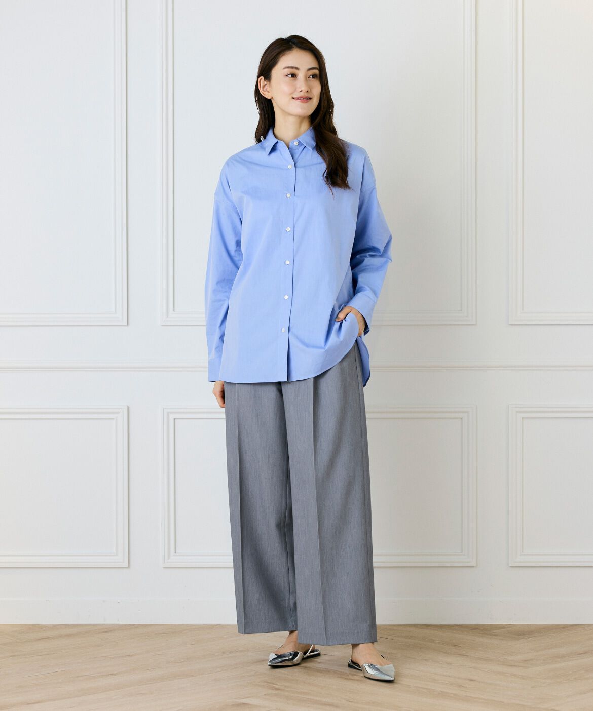 DAY by DAY it&rsquo;s international「コットンオーバーサイズシャツ」|シャツ・ブラウス|