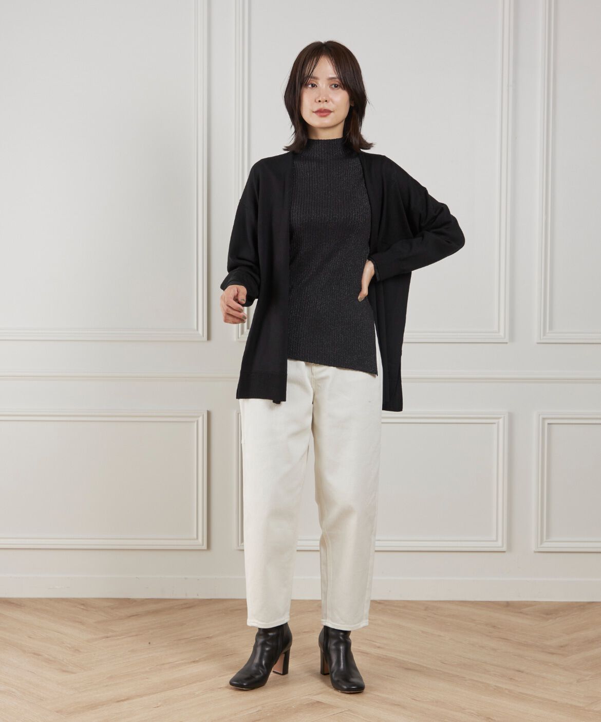 DAY by DAY it&rsquo;s international「ラメハイネックリブニット」|ニット・セーター|