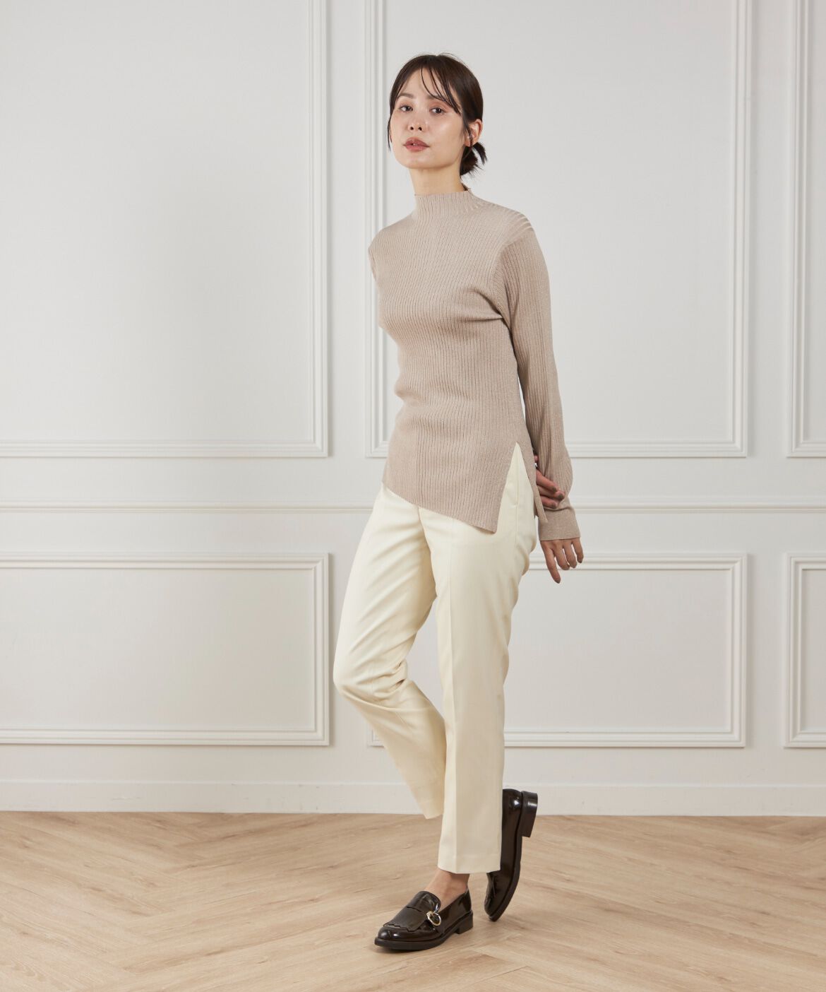 DAY by DAY it&rsquo;s international「ラメハイネックリブニット」|ニット・セーター|