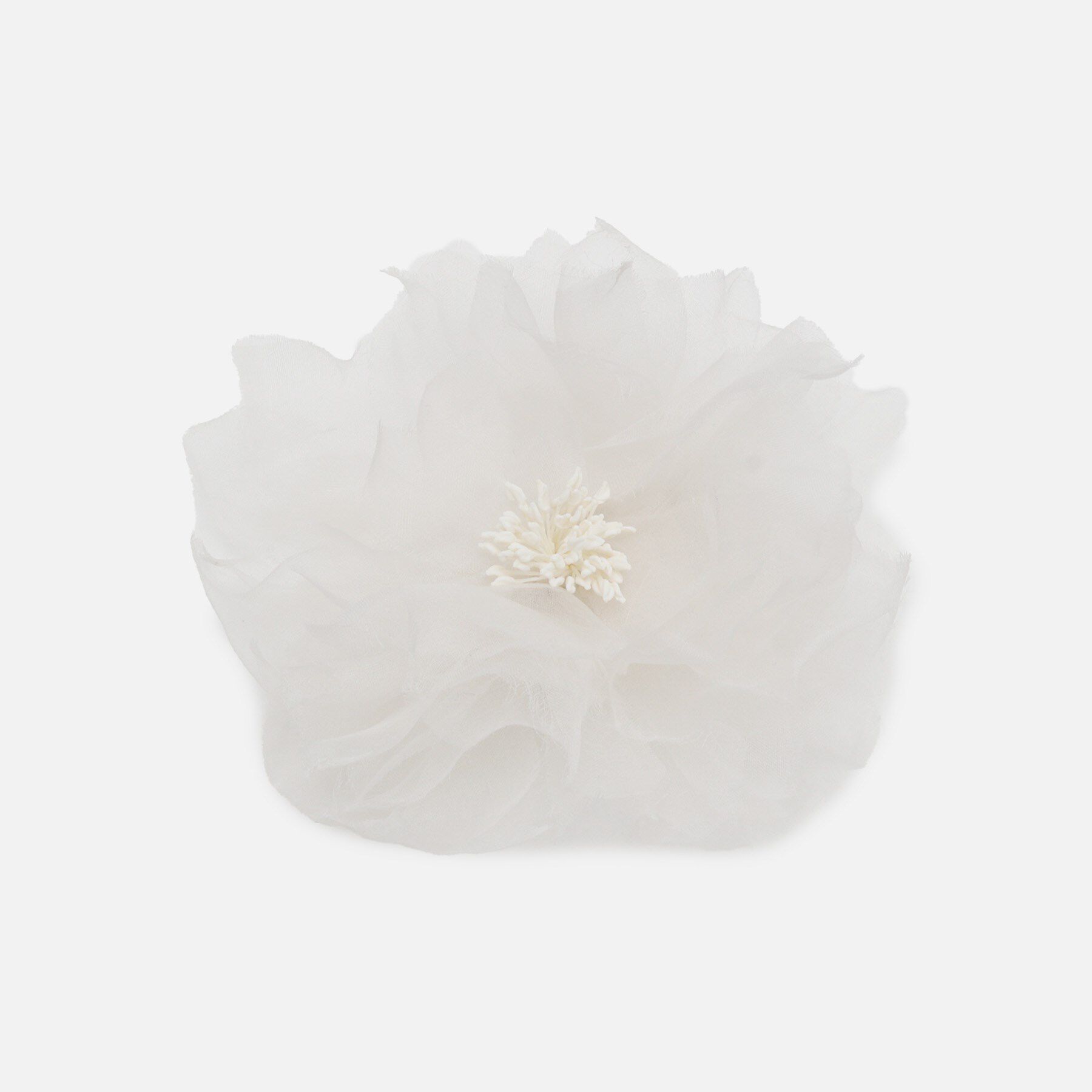 UNTITLED「【Made In Japan】シルクコサージュ」|ブローチ・コサージュ|ホワイト(001)