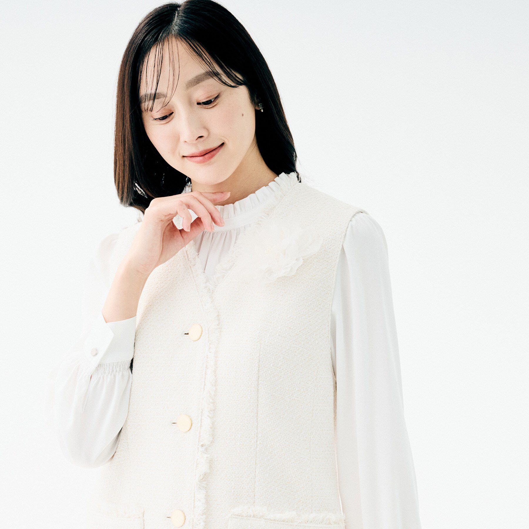 UNTITLED「【Made In Japan】シルクコサージュ」|ブローチ・コサージュ|