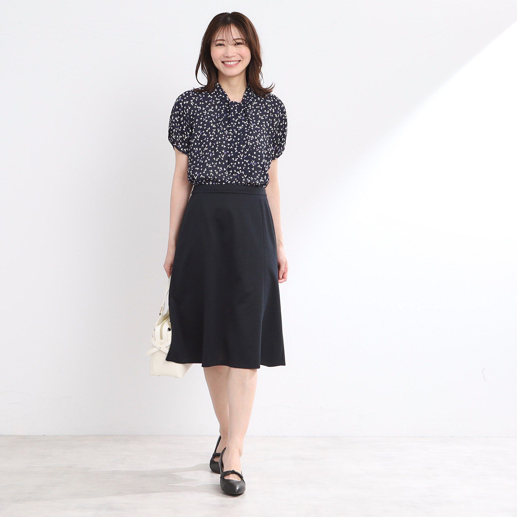 Reflect「【匠シリーズ／洗える】匠ソフトフレアスカート」|スカート|