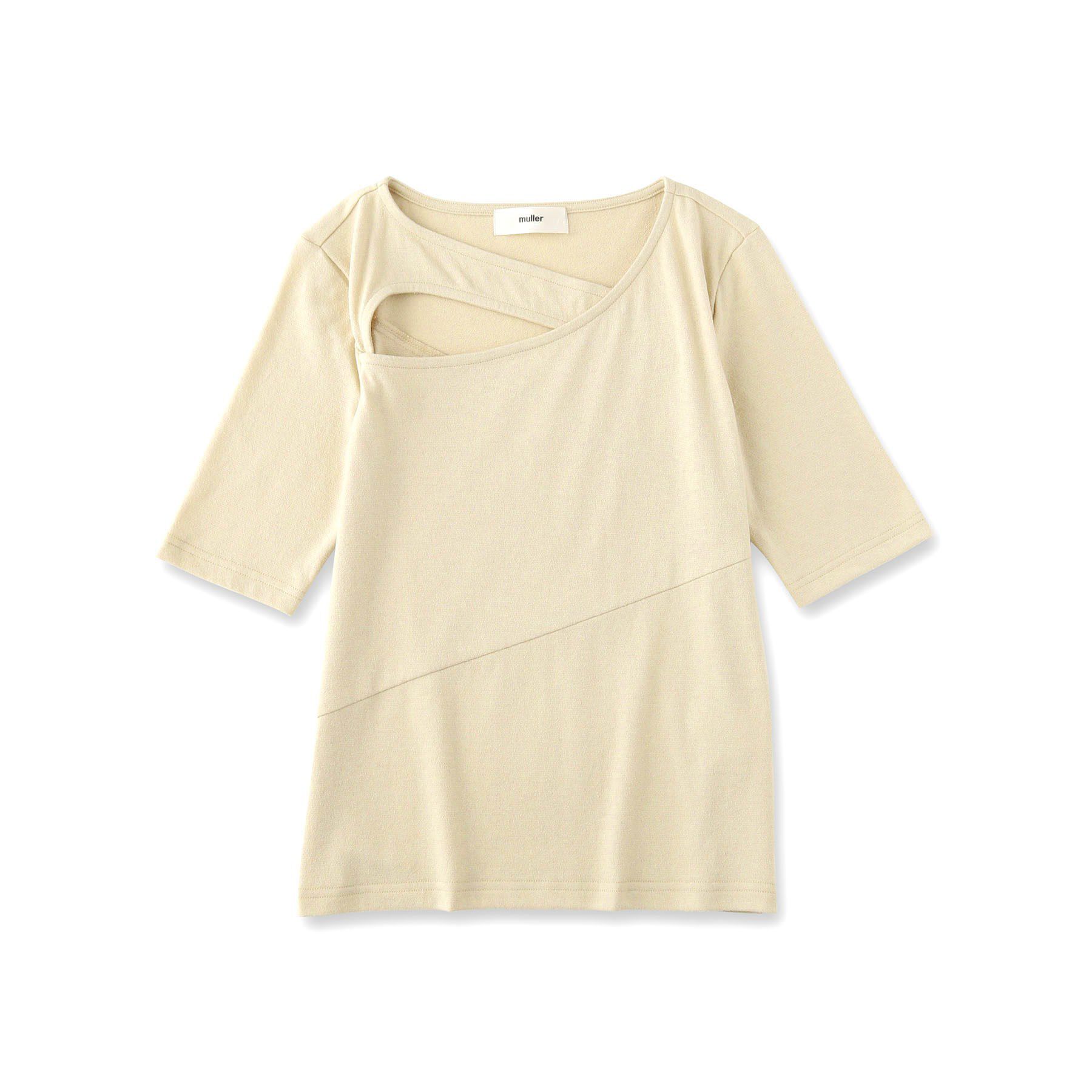 DRESSTERIOR「muller of yoshiokubo（ミュラーオブヨシオクボ）SANDY HALF SLEEVE」|Tシャツ・カットソー|グレージュ(050)
