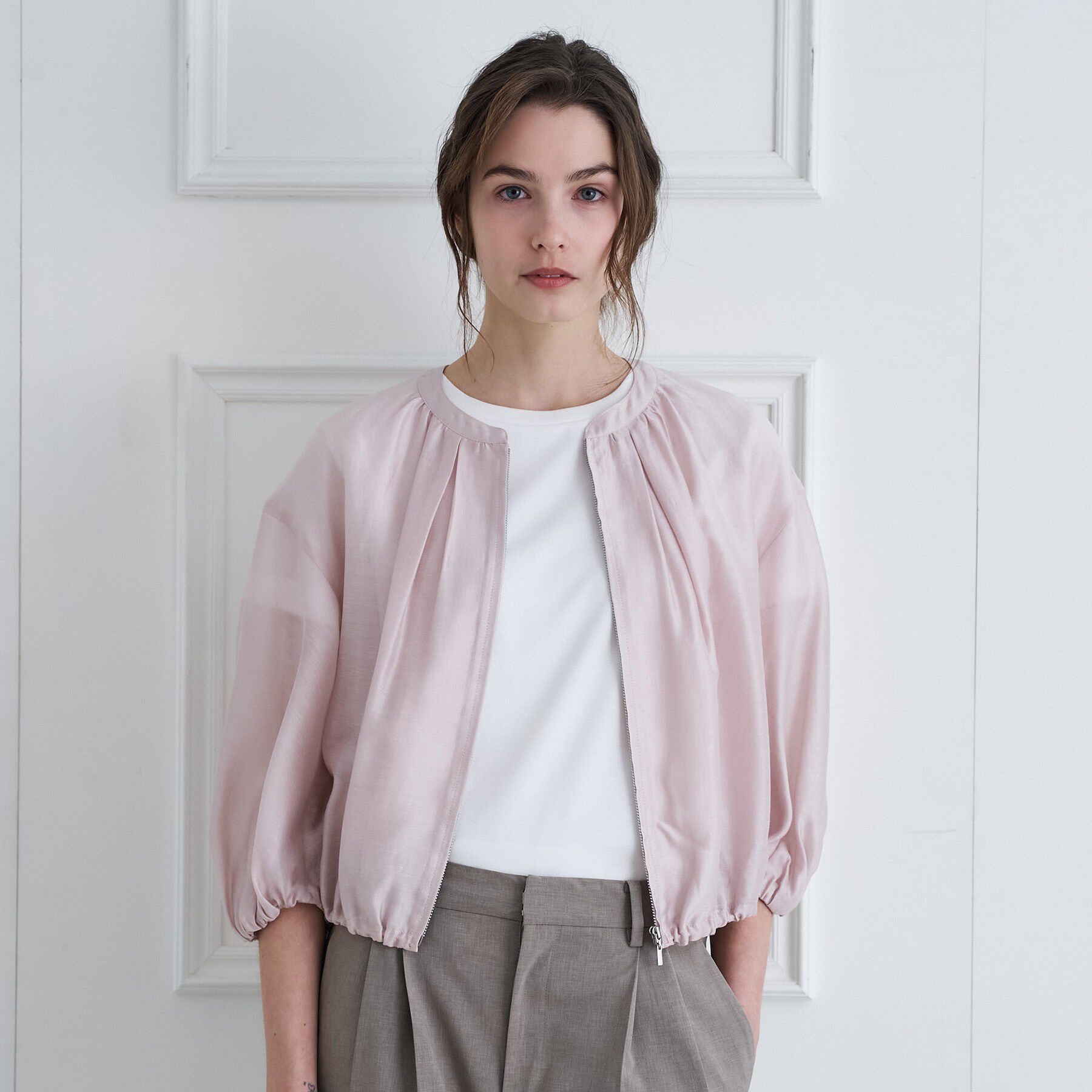 DRESSTERIOR「ウォッシャブルシアードロストブルゾン」|ブルゾン・スタジャン|