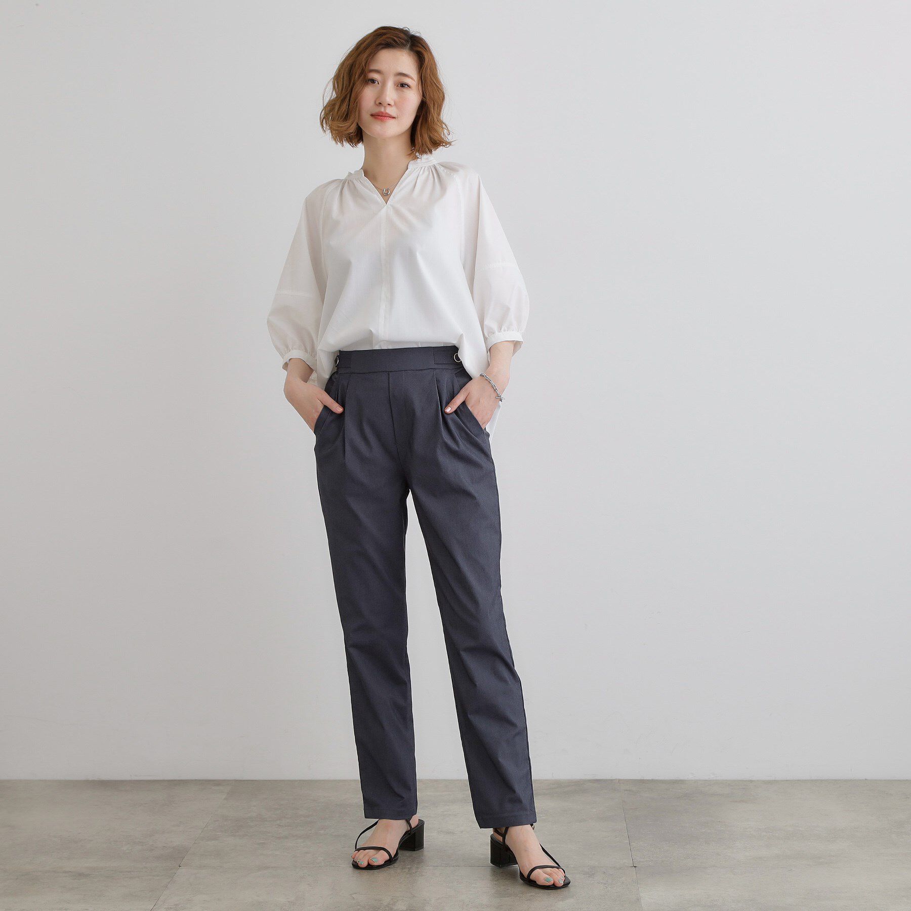 grove「高身長さん向け＋5cm【接触冷感】サマーハイパーストレッチテーパードパンツ」|その他|