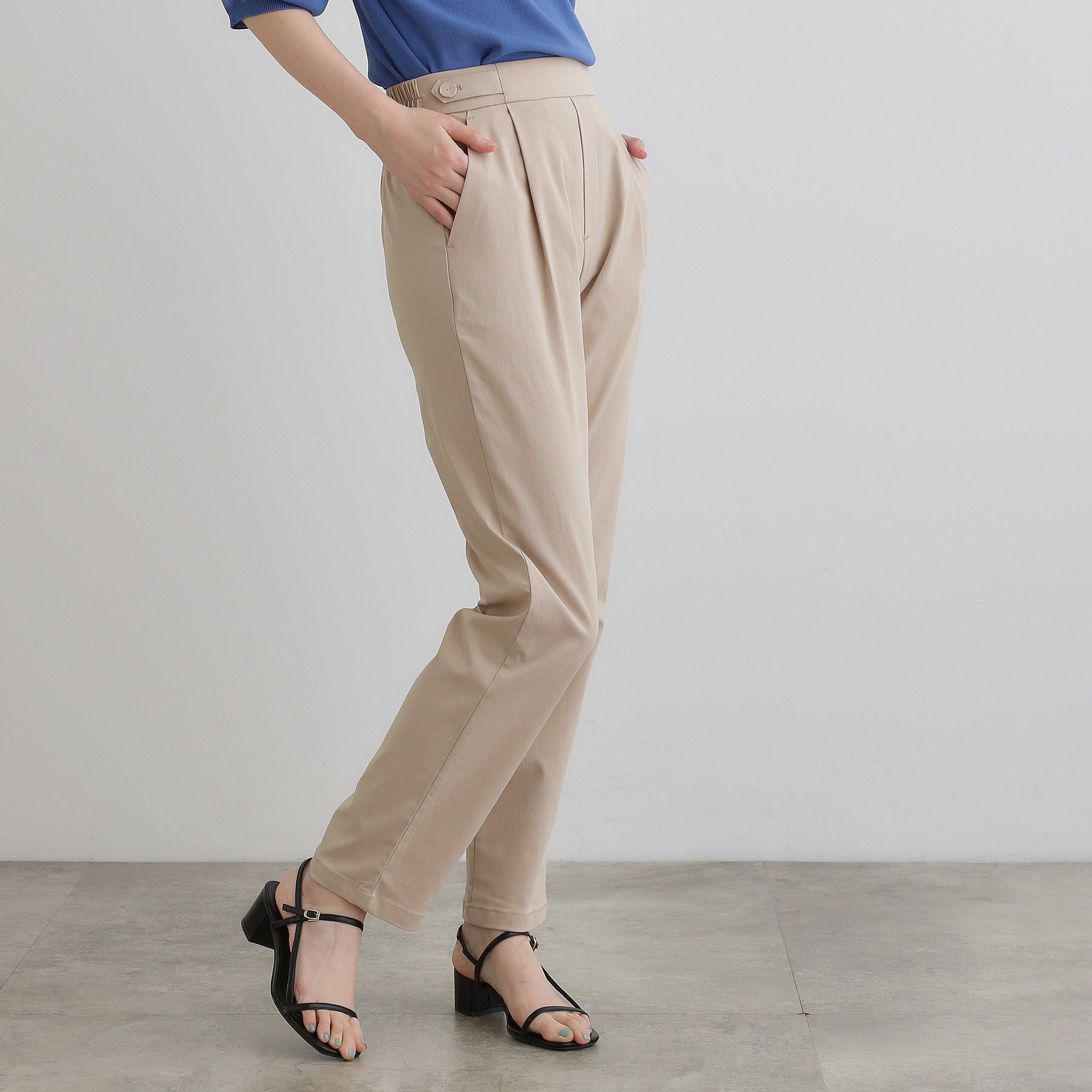 grove「高身長さん向け＋5cm【接触冷感】サマーハイパーストレッチテーパードパンツ」|その他|