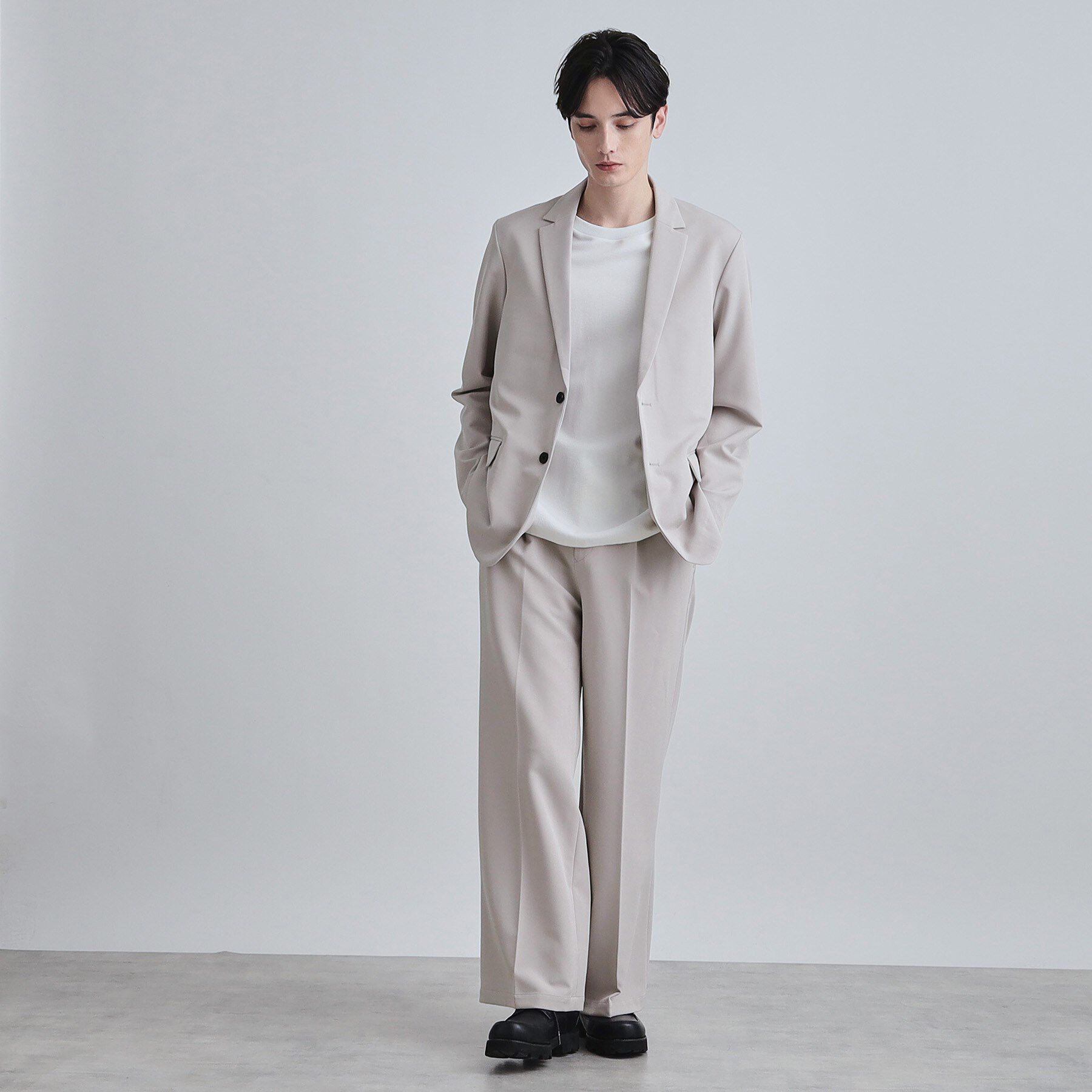 tk.TAKEO KIKUCHI「【セットアップ対応】360度ストレッチテーラードジャケット」|テーラードジャケット|