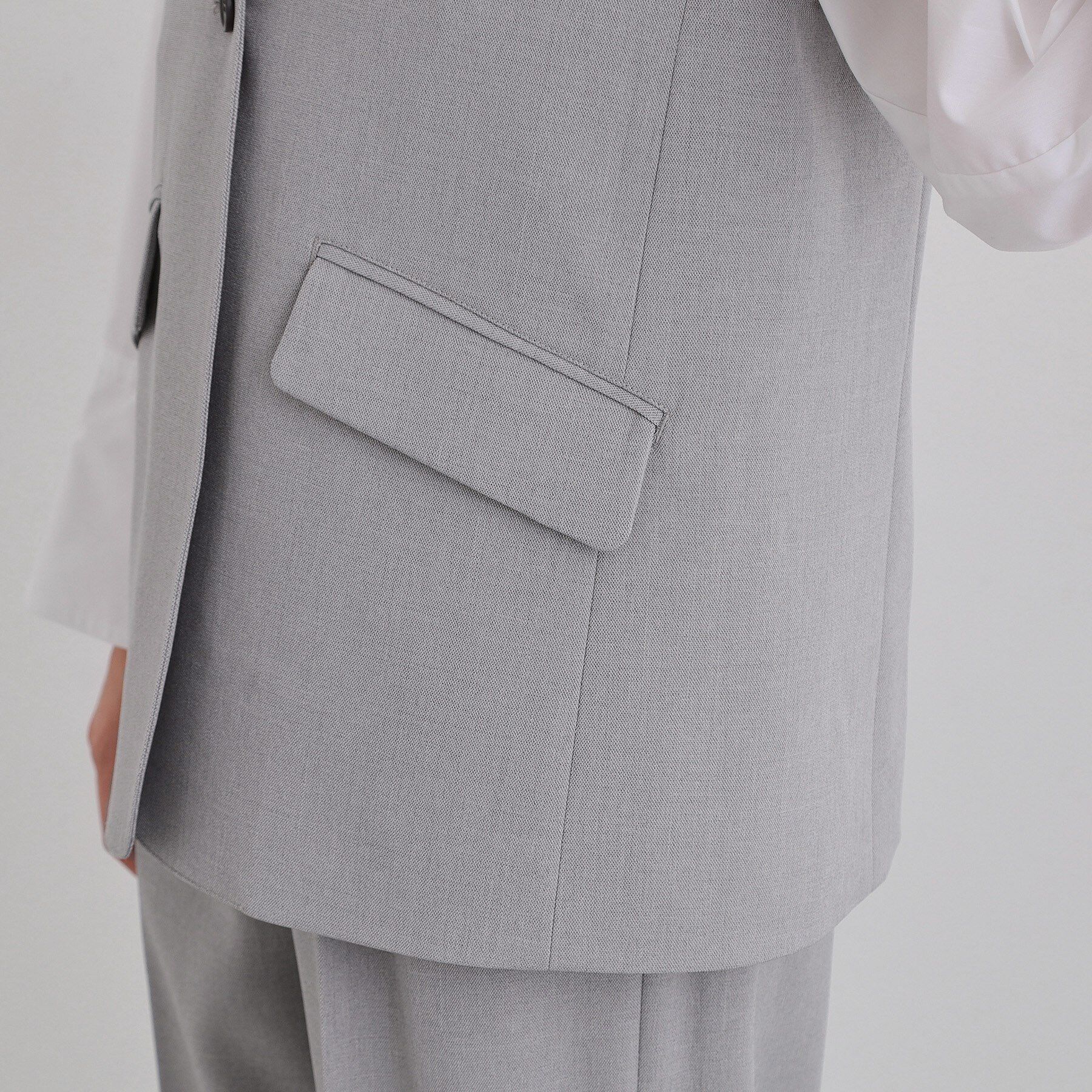 THE SHOP TK「【お仕事にもカジュアルにも】CAVIAN ジレ/セットアップ可」|ベスト・ジレ|