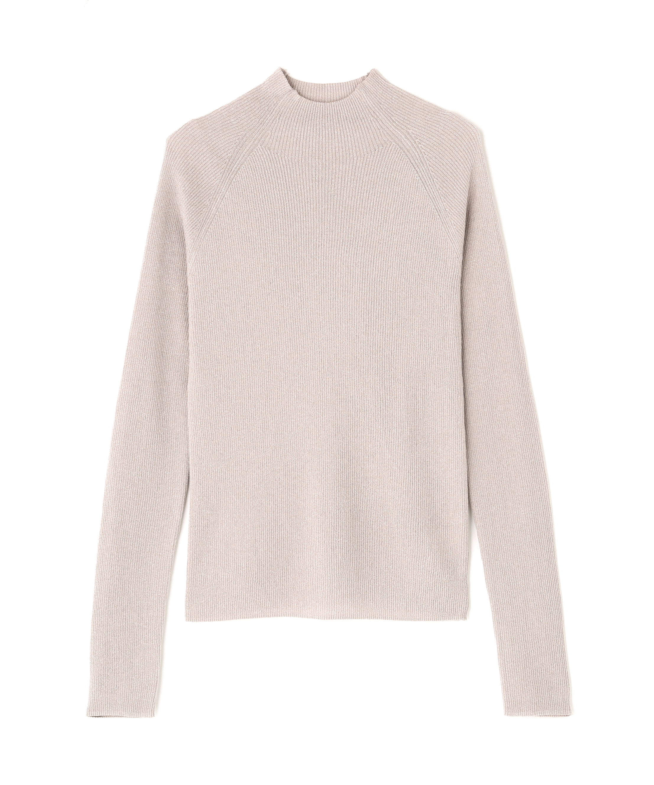  「ハイネックラメリブニット」|ニット・セーター|