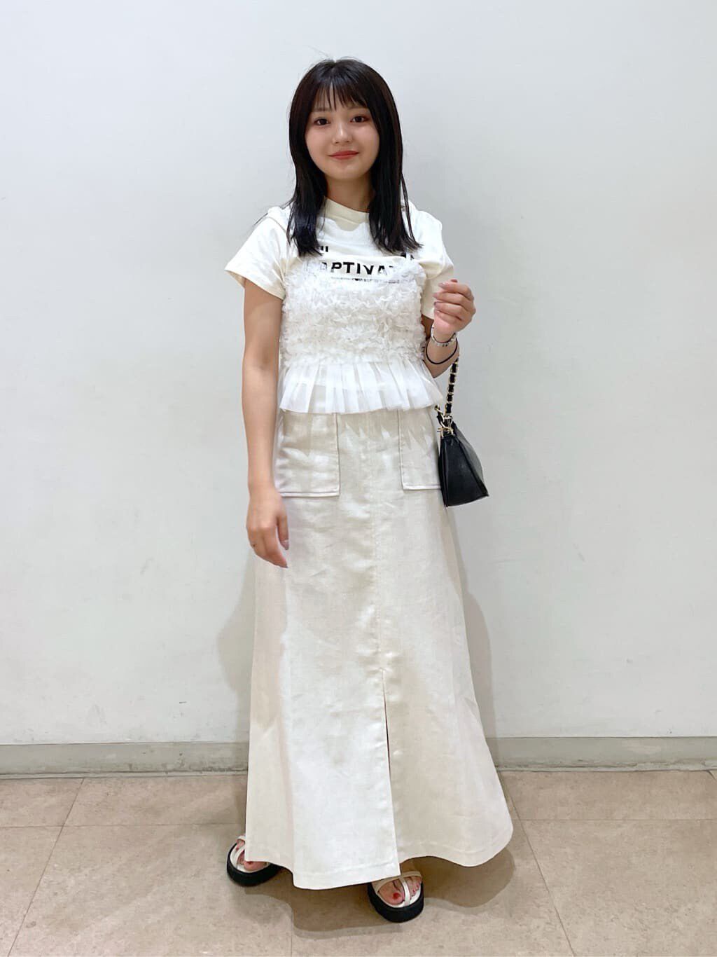  「チュールフリルペプラムビスチェ」|シャツ・ブラウス|