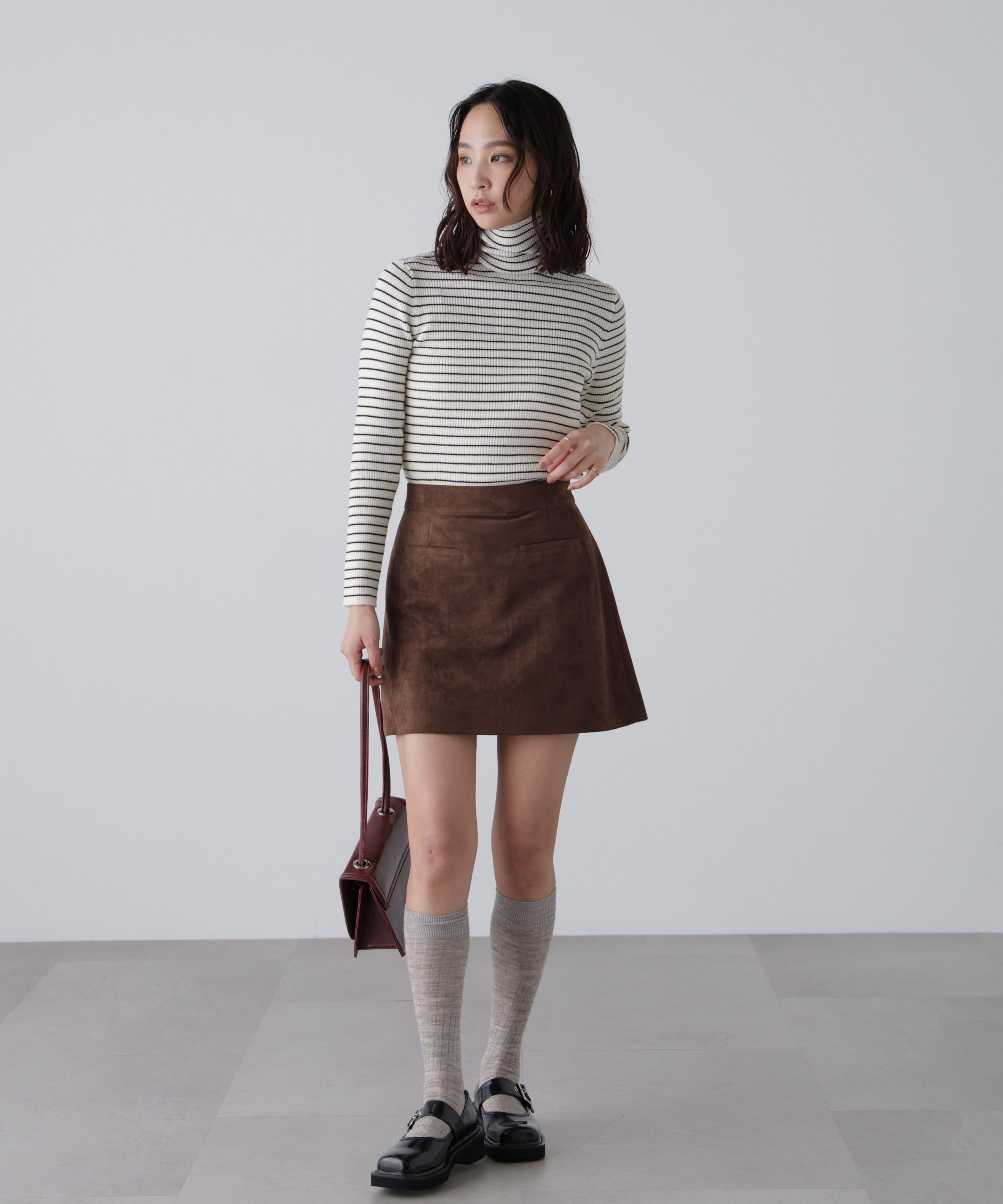  「タートルネックリブニット」|ニット・セーター|