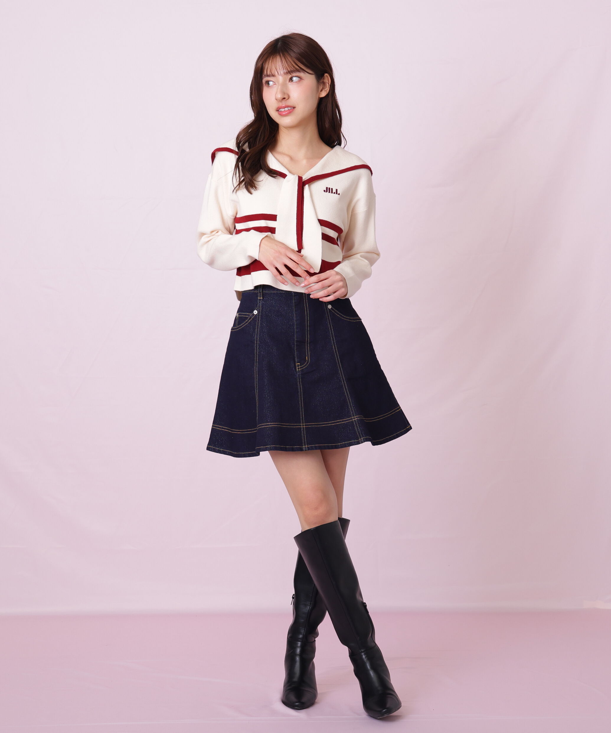  「セーラーカラーニット」|ニット・セーター|