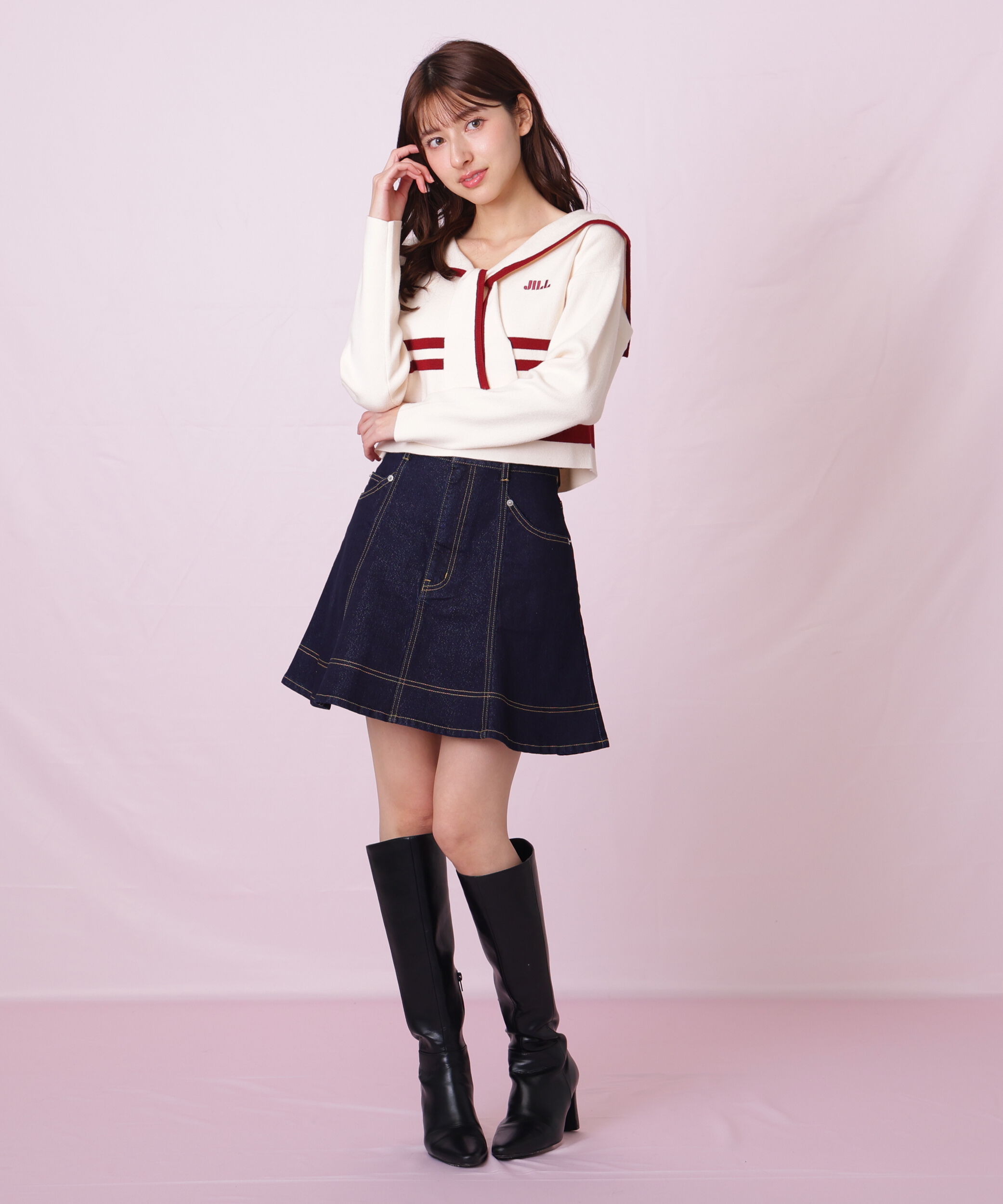  「セーラーカラーニット」|ニット・セーター|