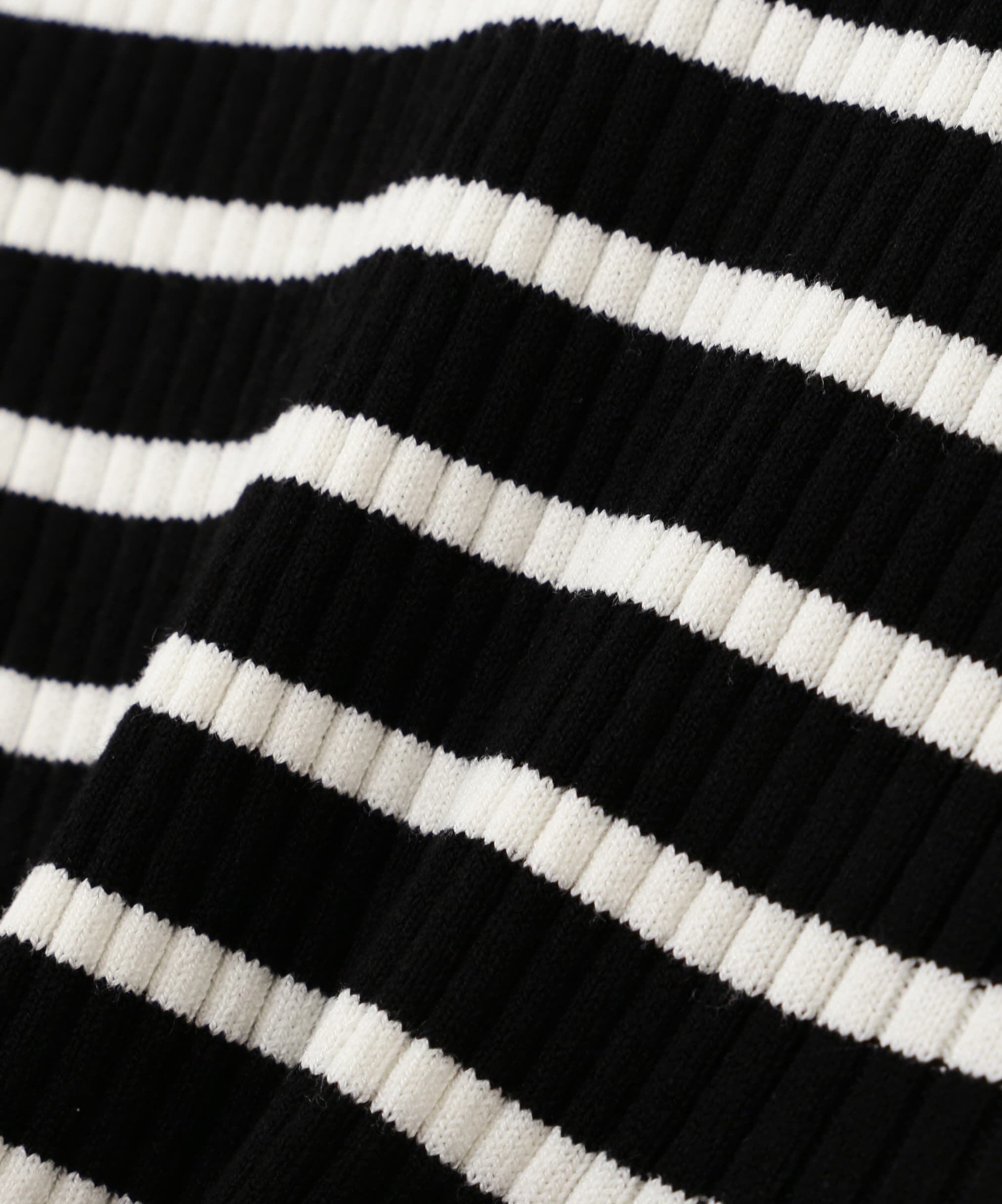 PROPORTION BODY DRESSING「ボーダーリブニット　24AW」|ニット・セーター|
