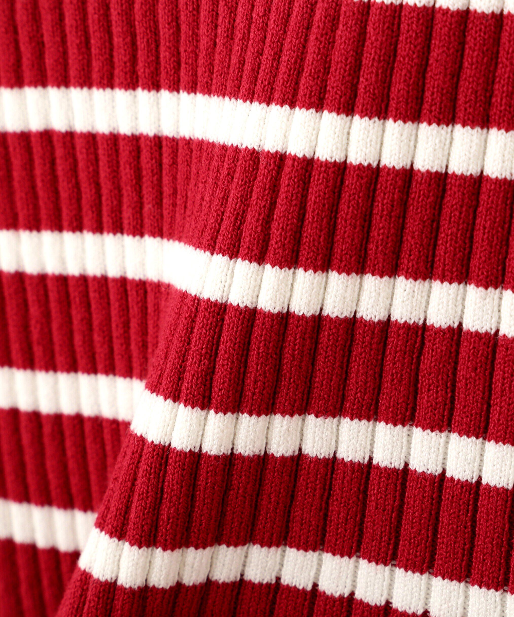 PROPORTION BODY DRESSING「ボーダーリブニット　24AW」|ニット・セーター|