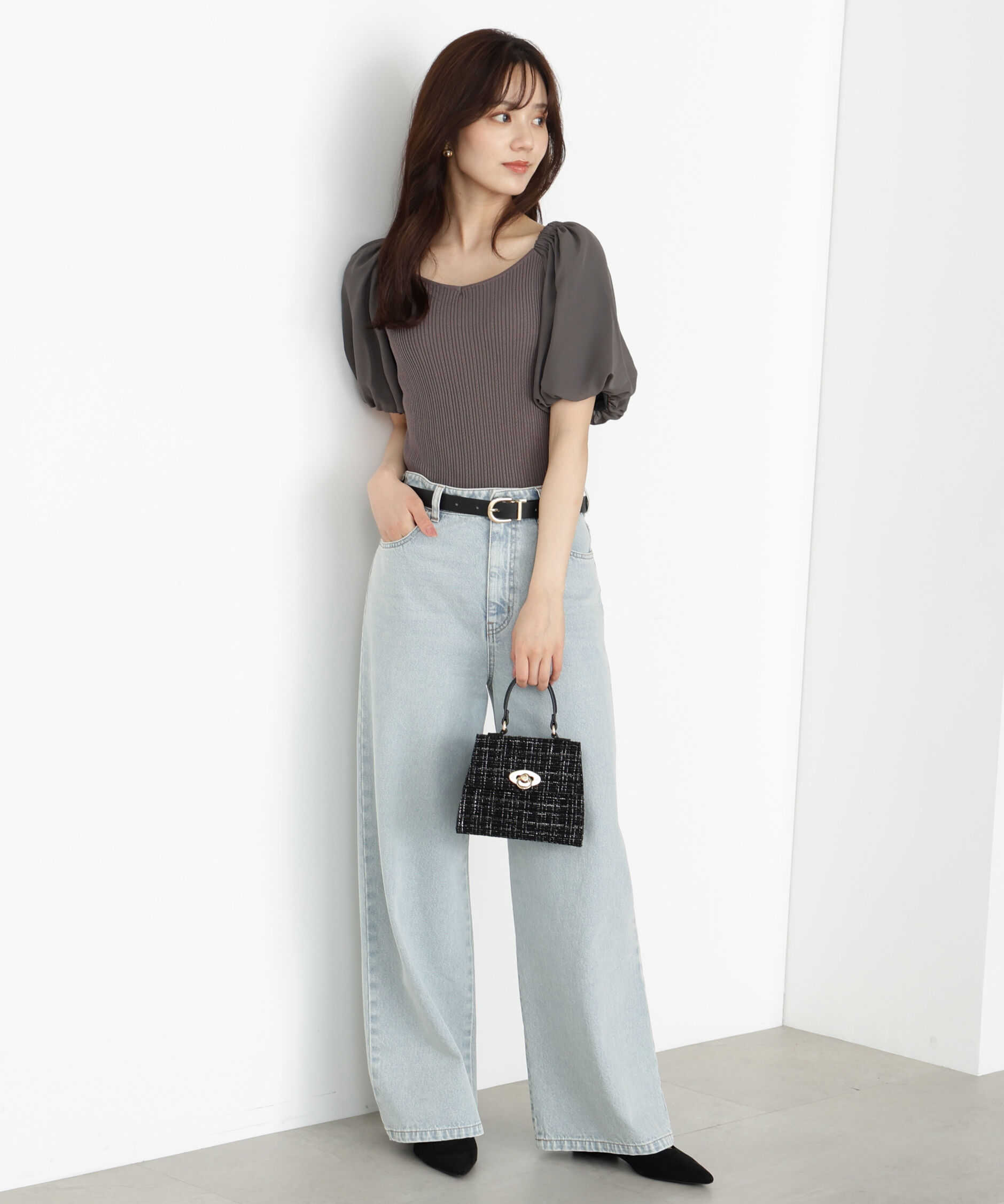 PROPORTION BODY DRESSING「ボリュームスリーブニット」|ニット・セーター|