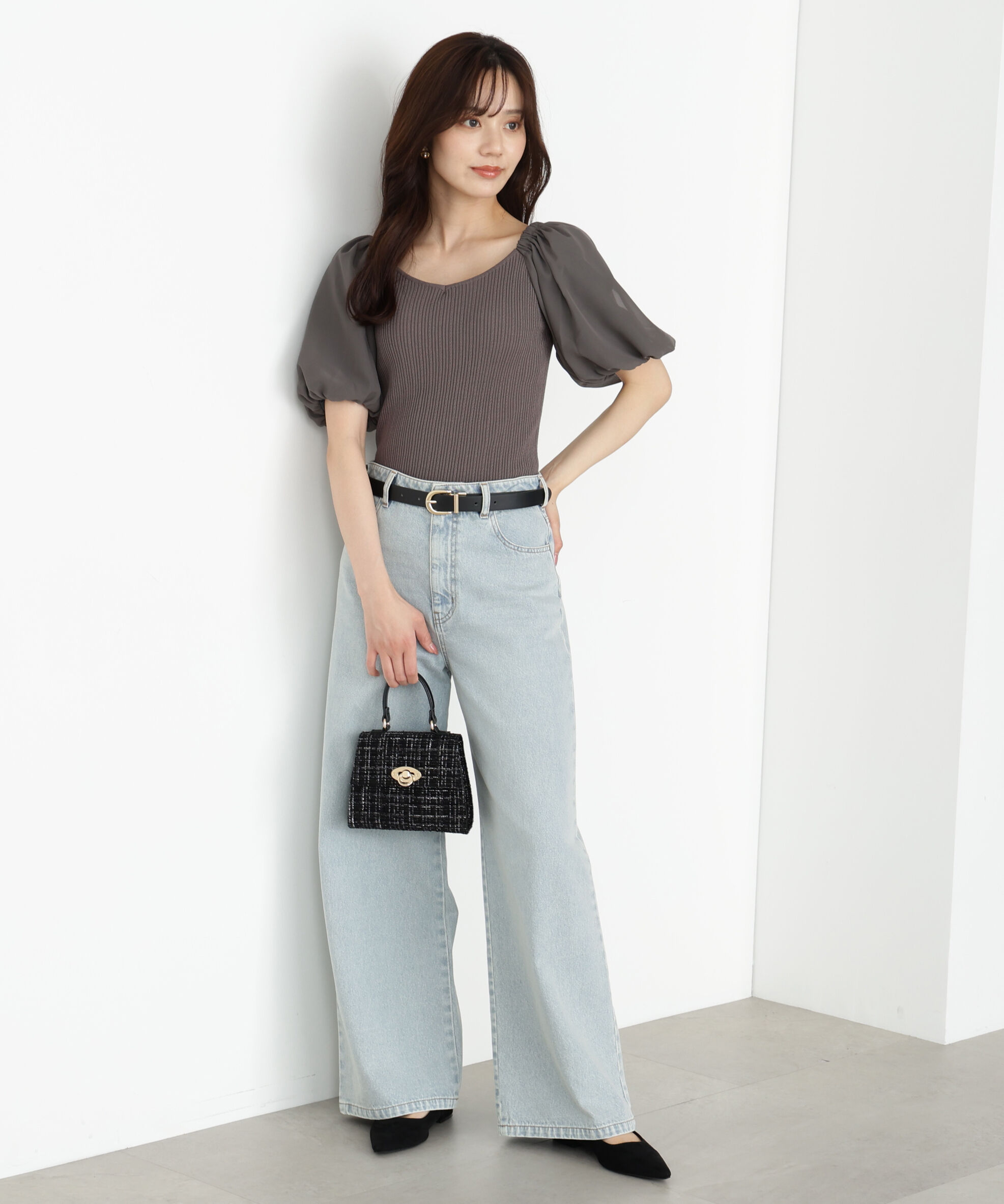 PROPORTION BODY DRESSING「ボリュームスリーブニット」|ニット・セーター|