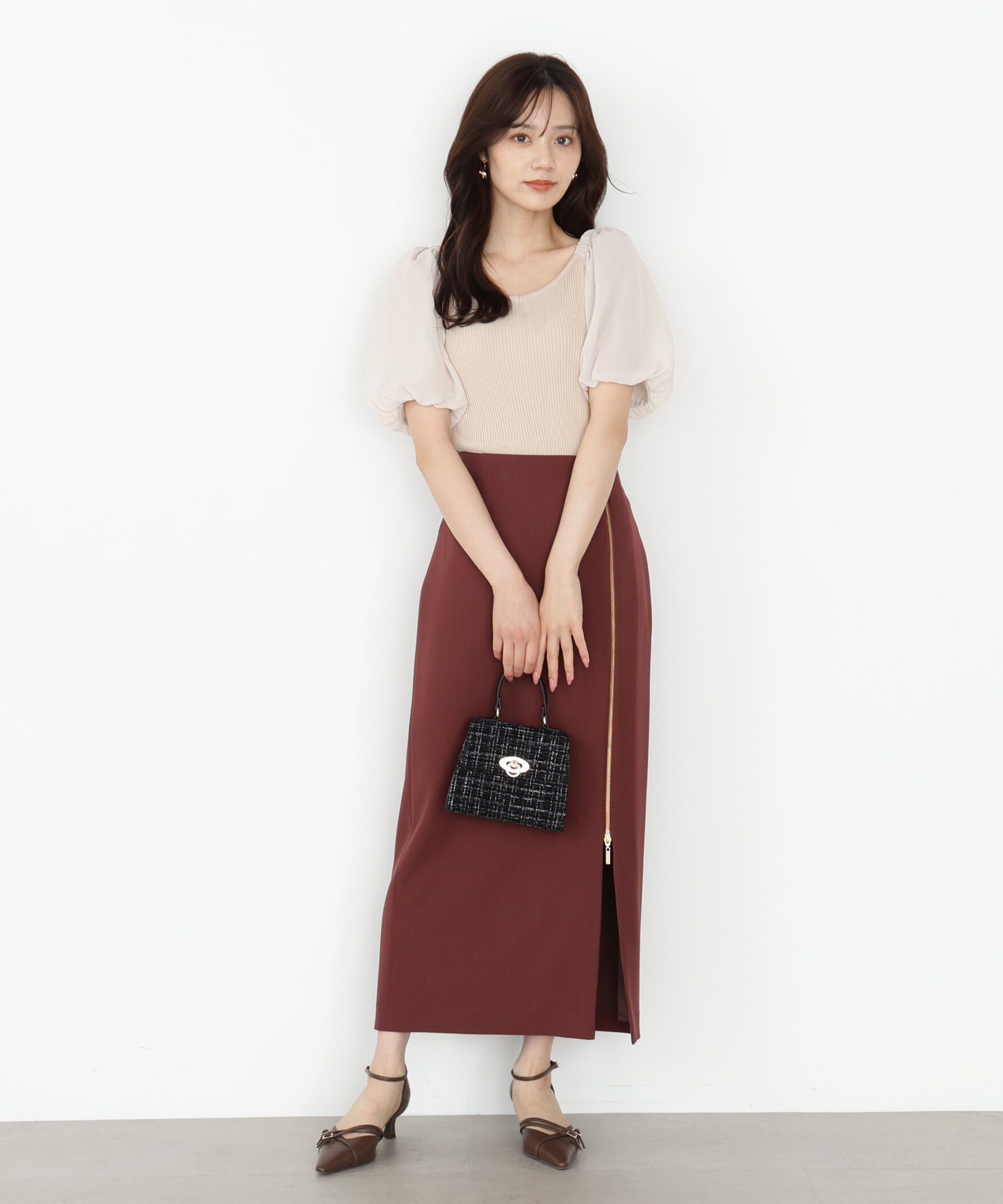 PROPORTION BODY DRESSING「ボリュームスリーブニット」|ニット・セーター|