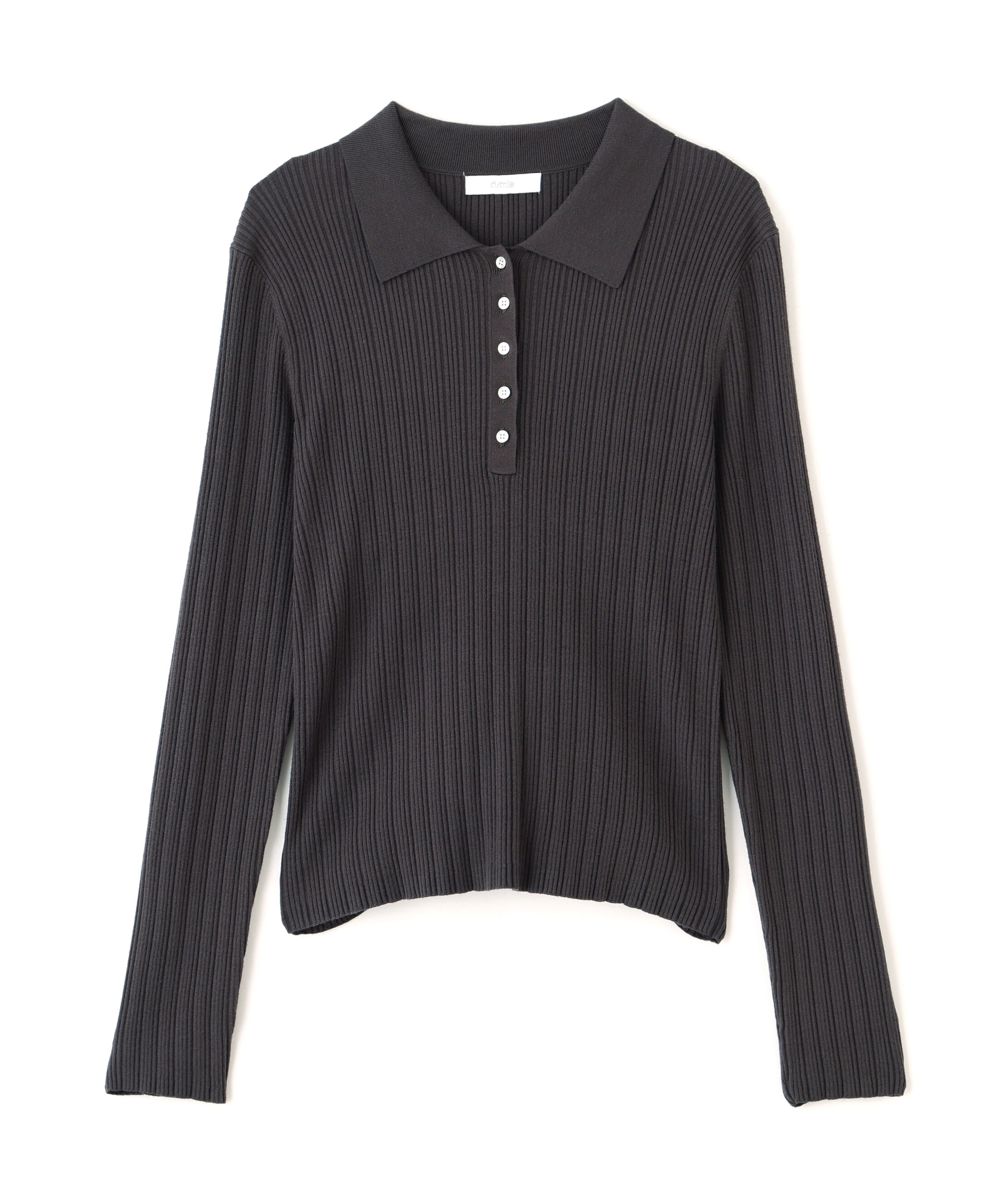 PROPORTION BODY DRESSING「＜ウォッシャブル＞ポロリブニット 25AW」|ニット・セーター|