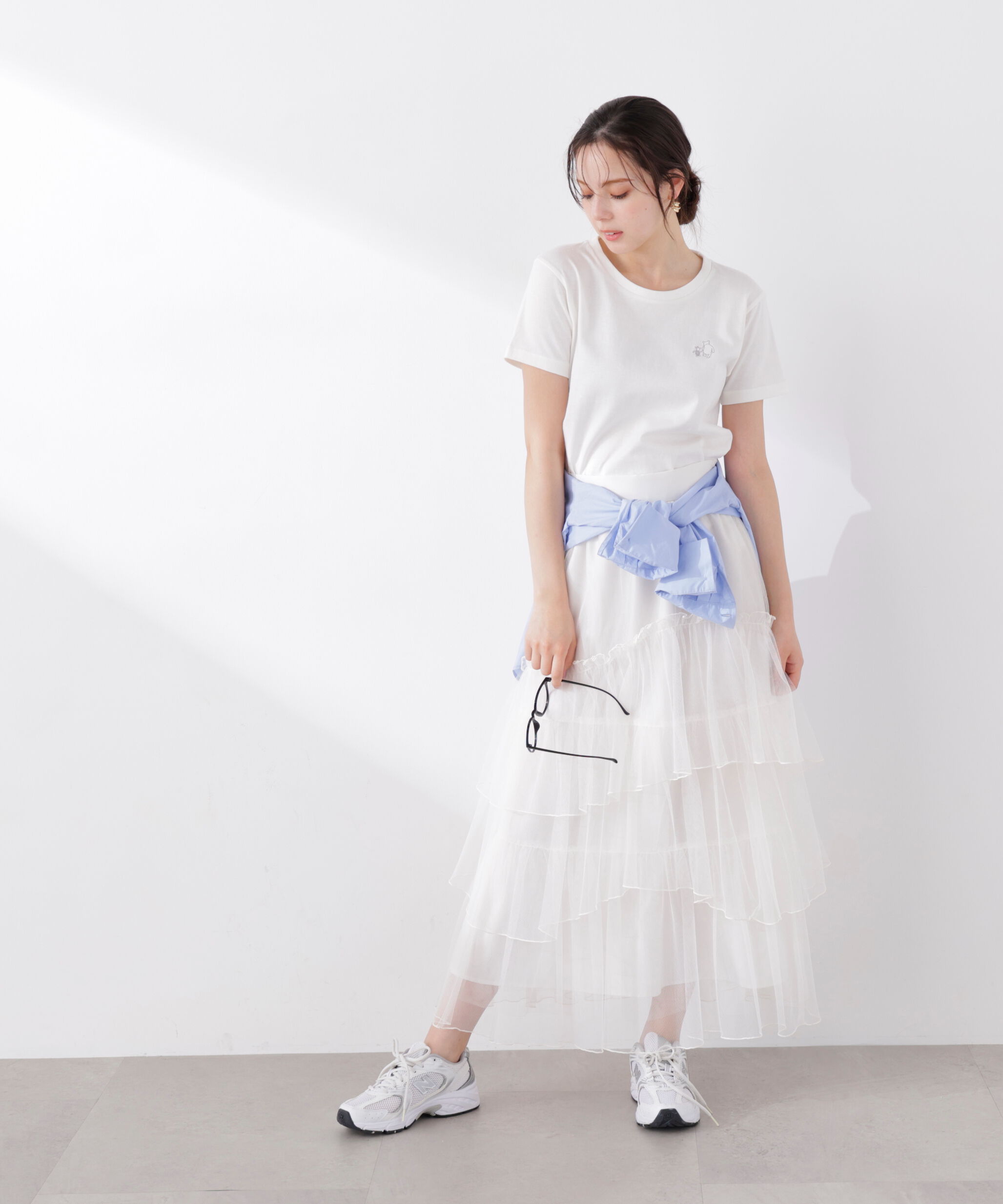 PROPORTION BODY DRESSING「ランダムティアードチュールスカート　26SS」|スカート|