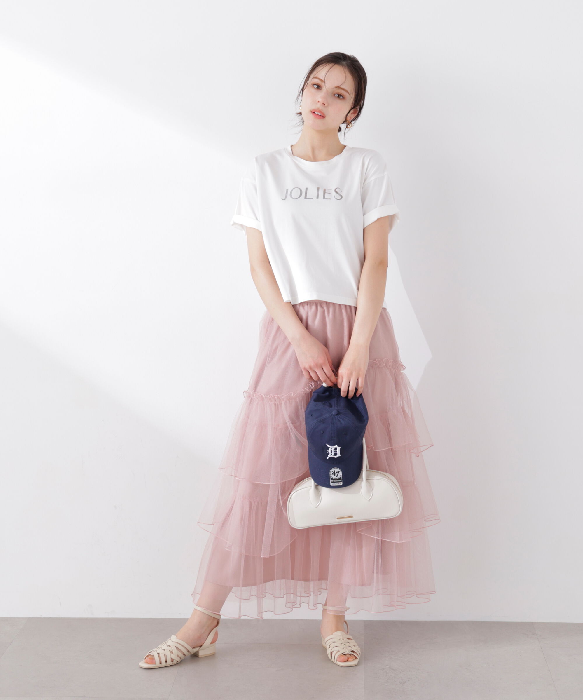 PROPORTION BODY DRESSING「ランダムティアードチュールスカート　26SS」|スカート|