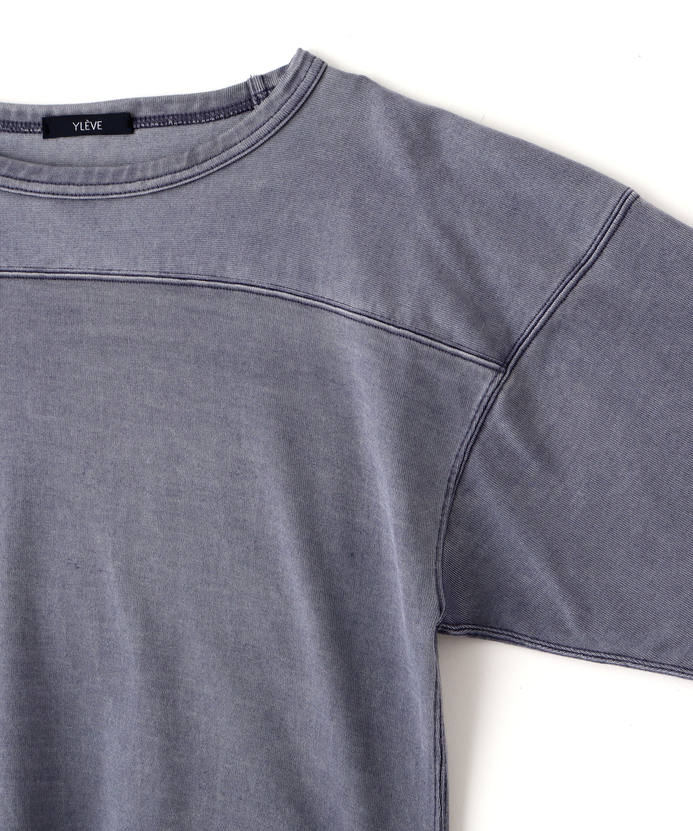 YLEVE 「YLEVE / COTTON RAYON PIGMENT DYE FOOTBALL PULLOVER」|Tシャツ・カットソー|