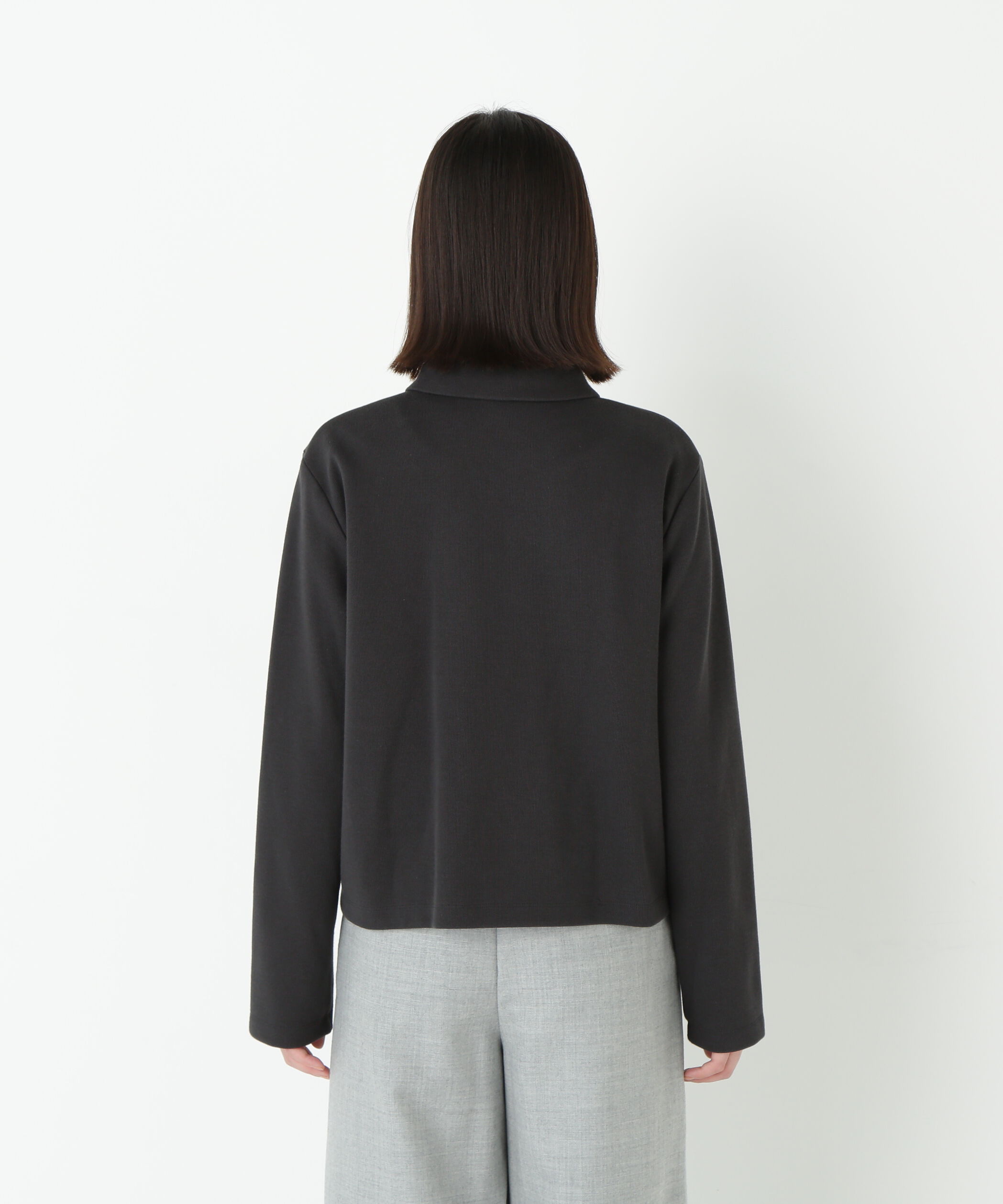  「◆リブダンボールニットステンカラーカーディガン」|Tシャツ・カットソー|