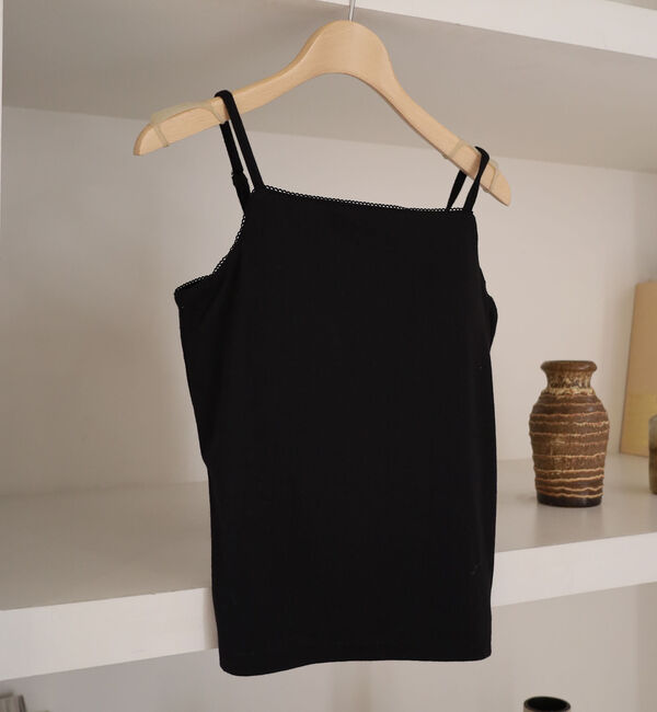 archives「カップ付きハリヌキカットキャミソール」|キャミソール|BLACK