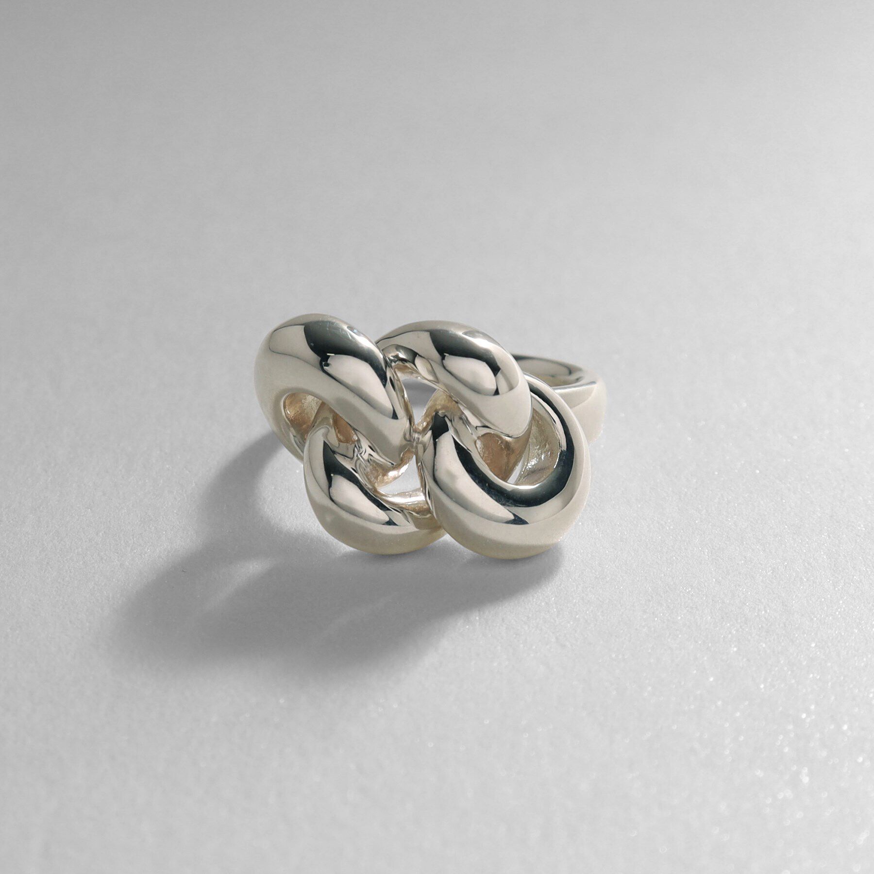 COCOSHNIK ONKITSCH「シルバー ニッティングモチーフ リング」|リング|