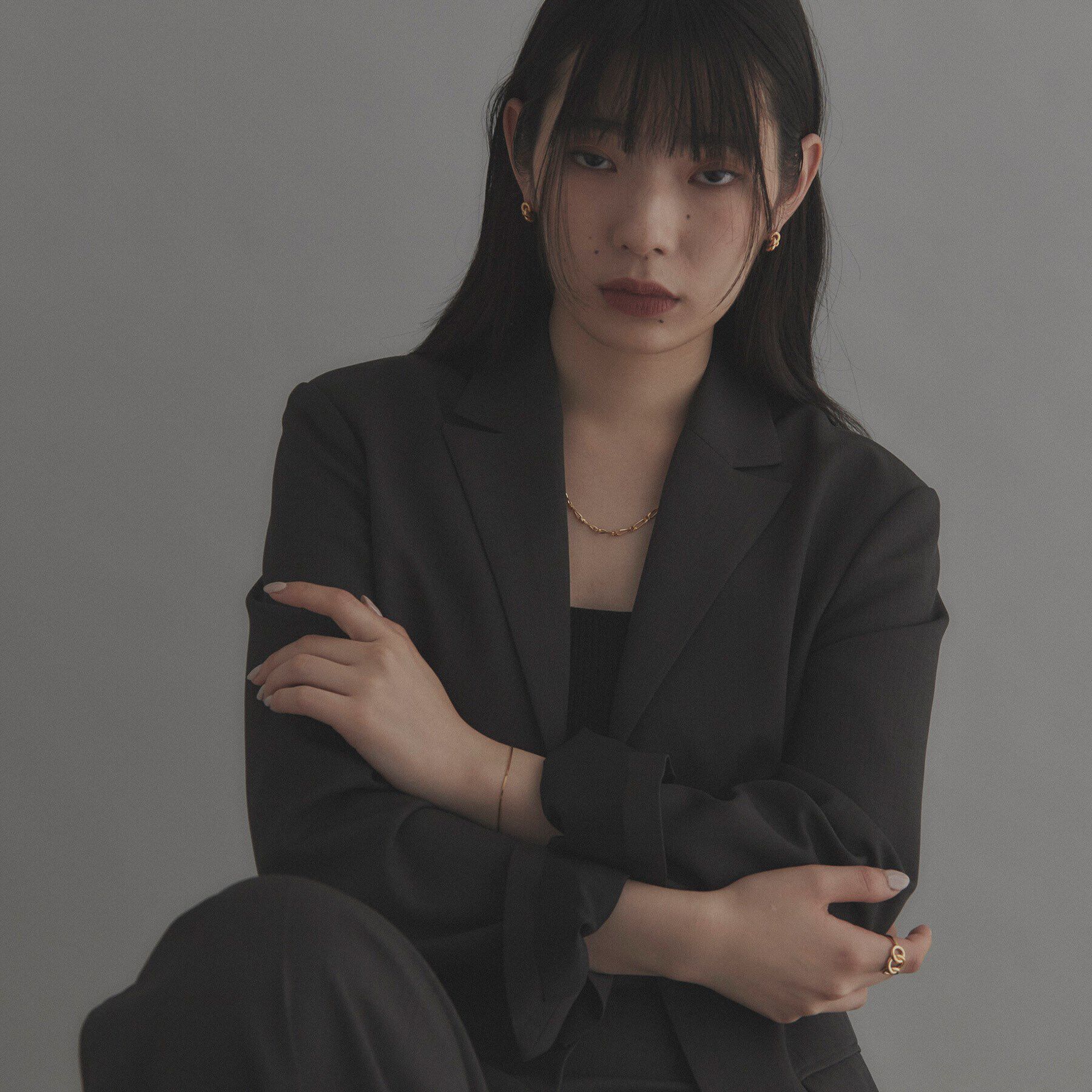 COCOSHNIK ONKITSCH「シルバー ニッティングモチーフ ピアス GP」|ピアス|