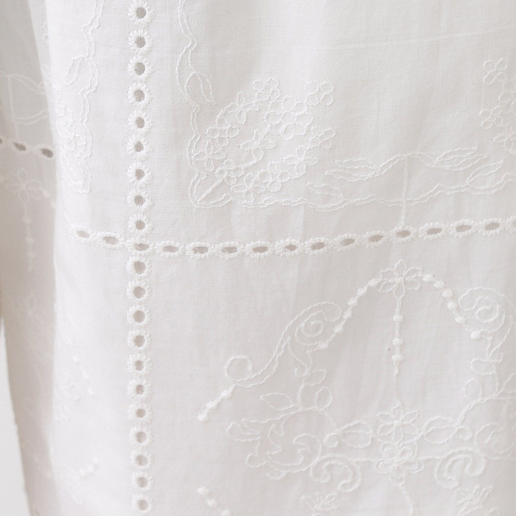 Dessin「【セットアップ可/ウエストゴム】刺繍スクエアレースワイドパンツ」|その他|