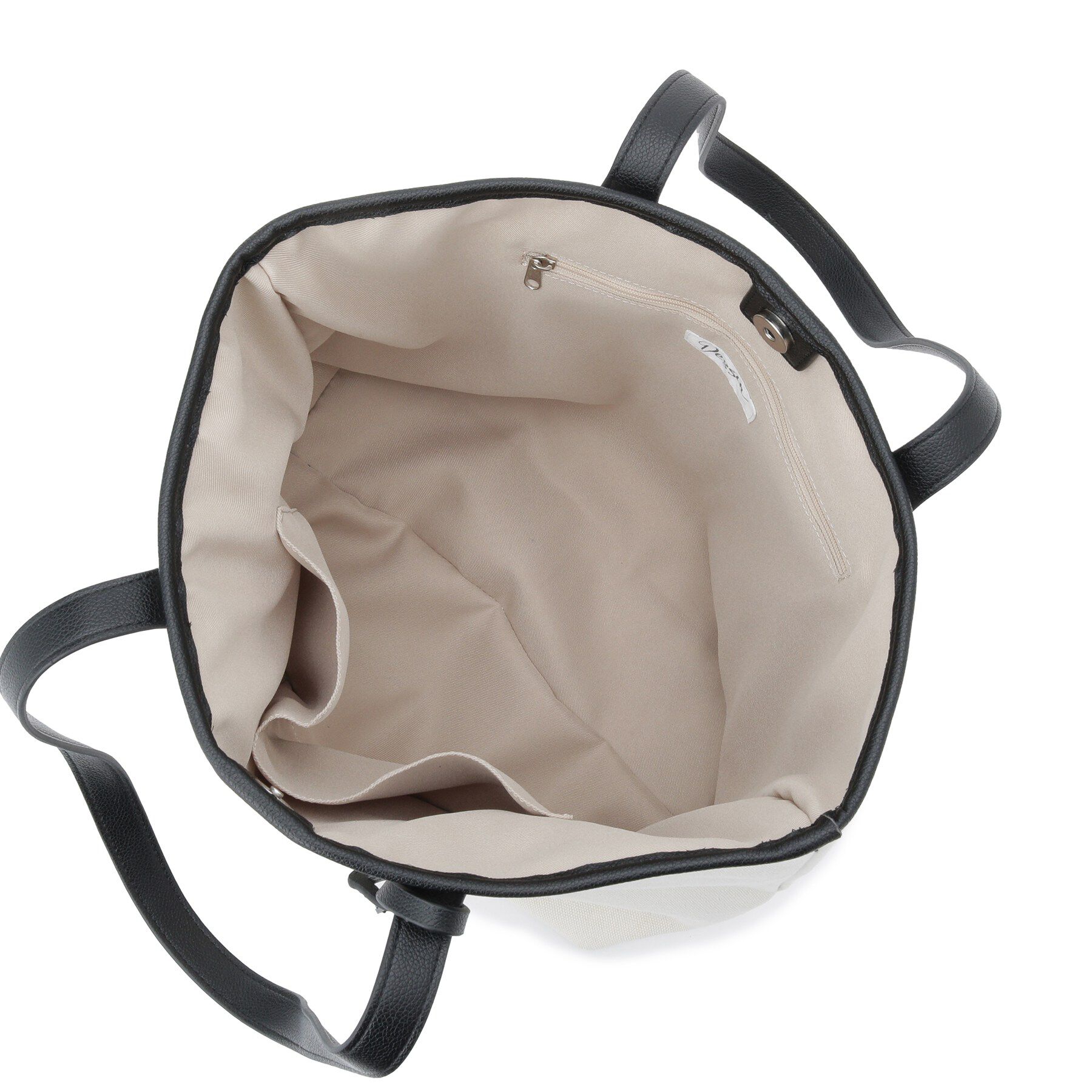 Dessin「【A4収納可】キャンバス&times;レザー調トート」|トートバッグ|