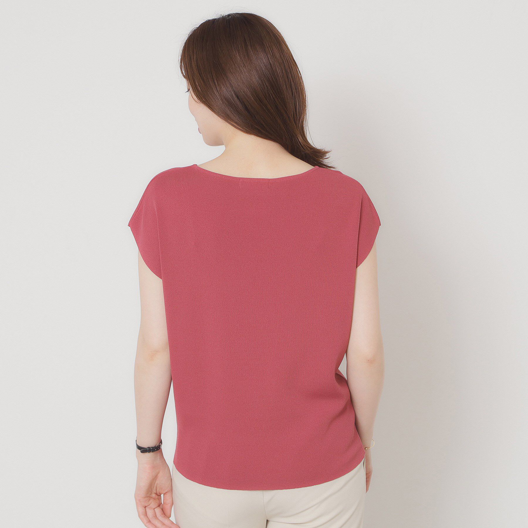 ITS&rsquo;DEMO「【接触冷感／手洗い可】フレンチスリーブニット」|ニット・セーター|