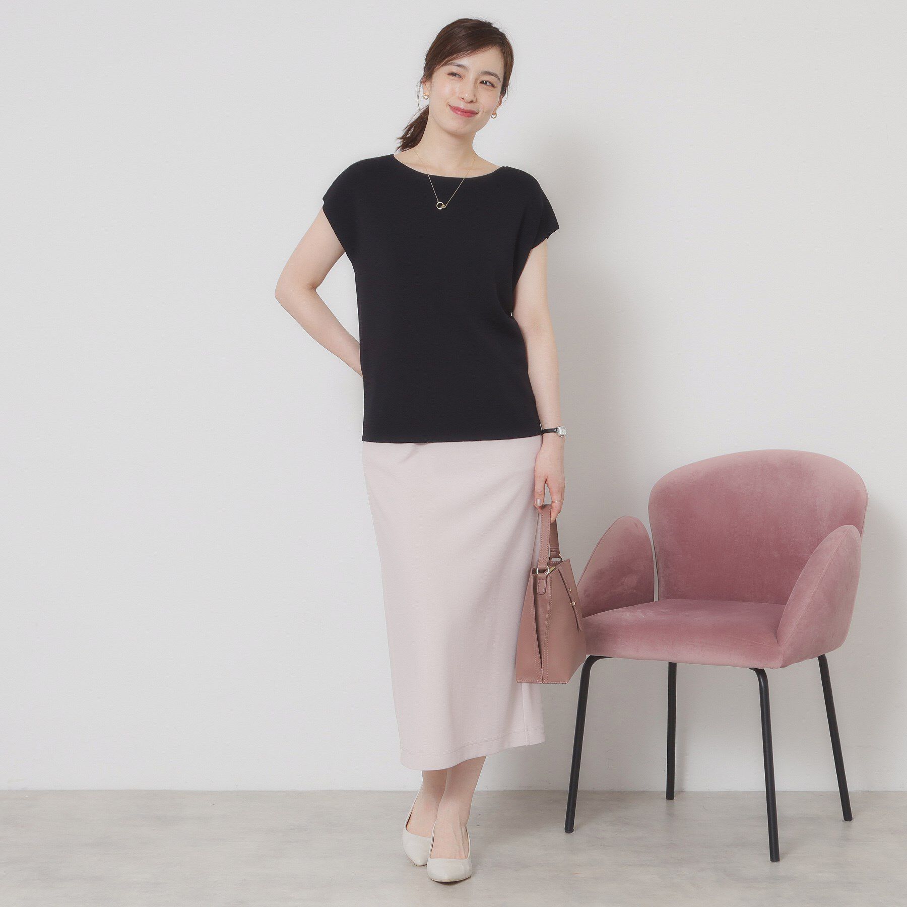 ITS&rsquo;DEMO「【接触冷感／手洗い可】フレンチスリーブニット」|ニット・セーター|