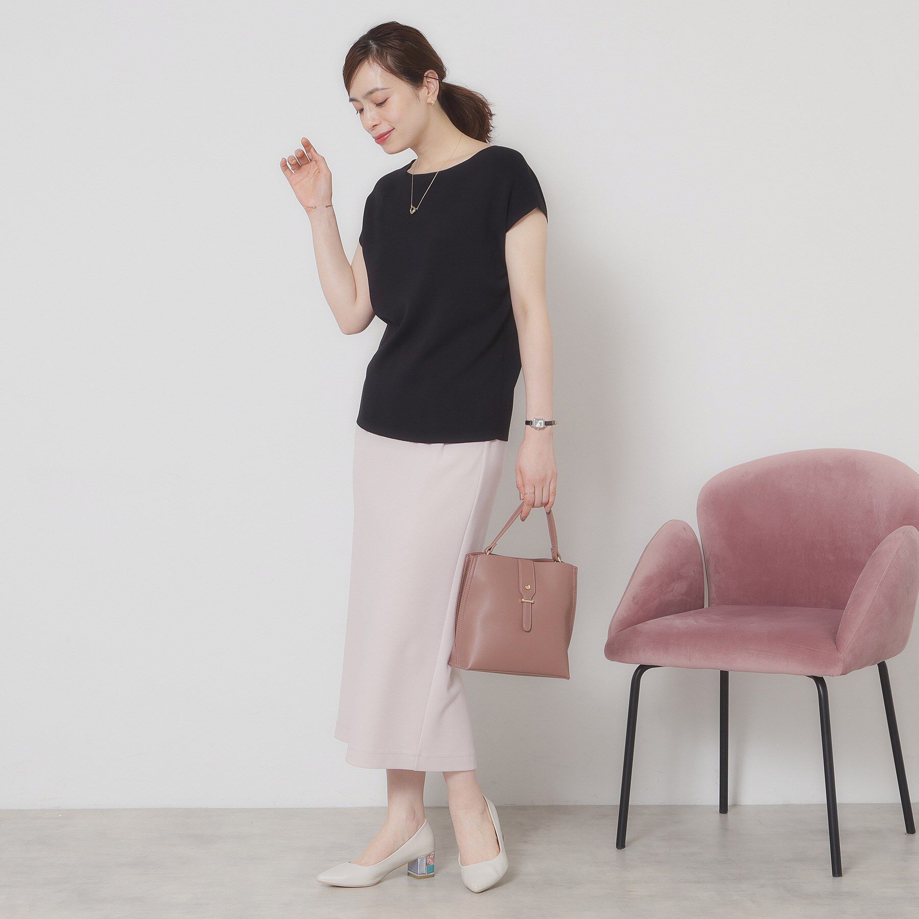 ITS&rsquo;DEMO「【接触冷感／手洗い可】フレンチスリーブニット」|ニット・セーター|