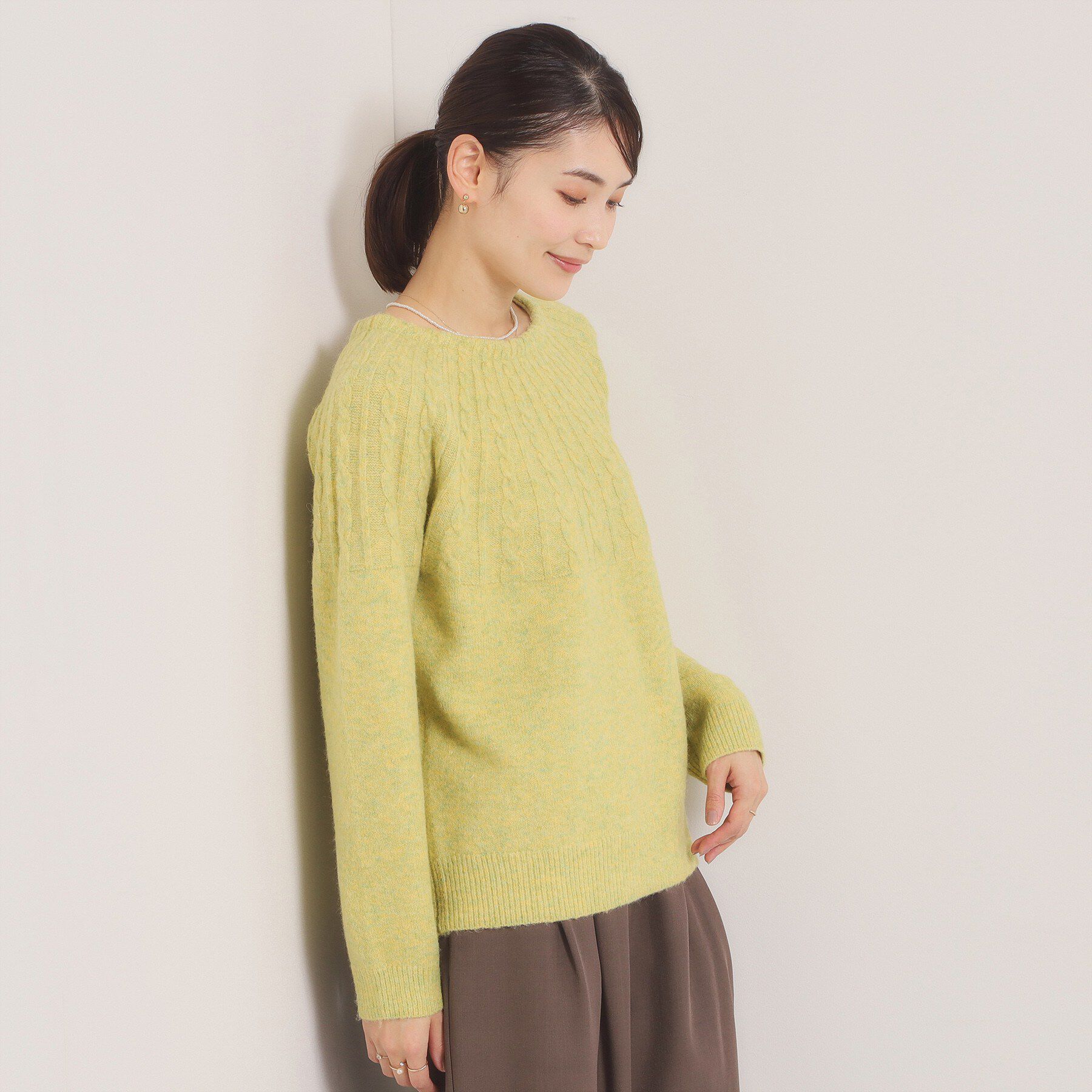 ITS&rsquo;DEMO「【手洗い可】求心柄ニット」|ニット・セーター|