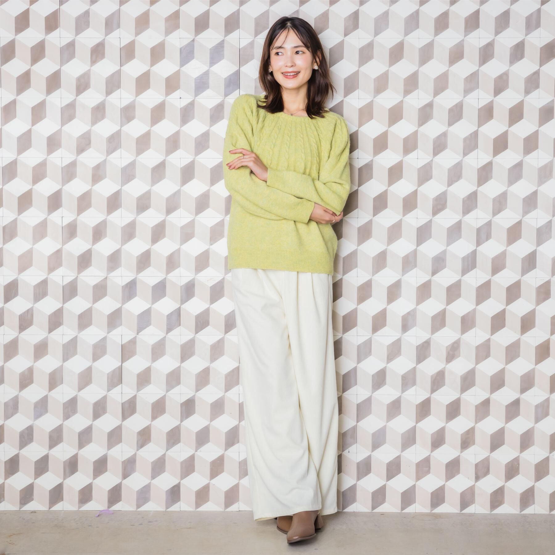 ITS&rsquo;DEMO「【手洗い可】求心柄ニット」|ニット・セーター|