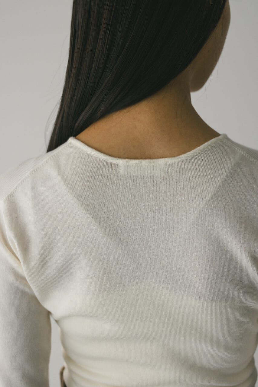 STYLEMIXER「マルチWAYストリングショートニット」|ニット・セーター|