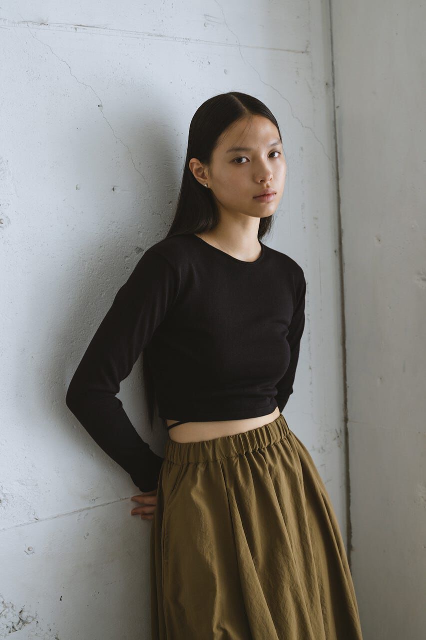 STYLEMIXER「マルチWAYストリングショートニット」|ニット・セーター|