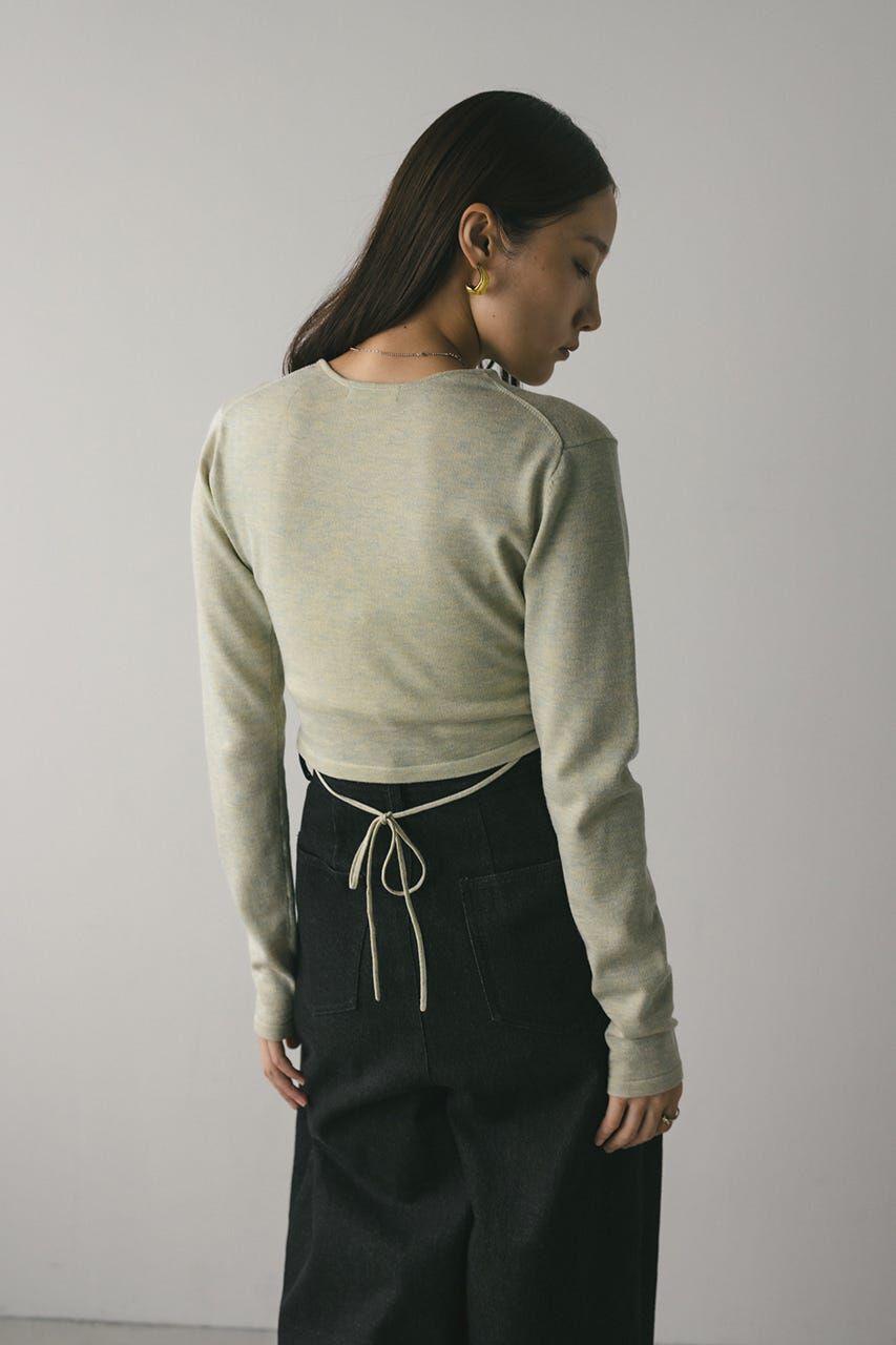 STYLEMIXER「マルチWAYストリングショートニット」|ニット・セーター|MINT